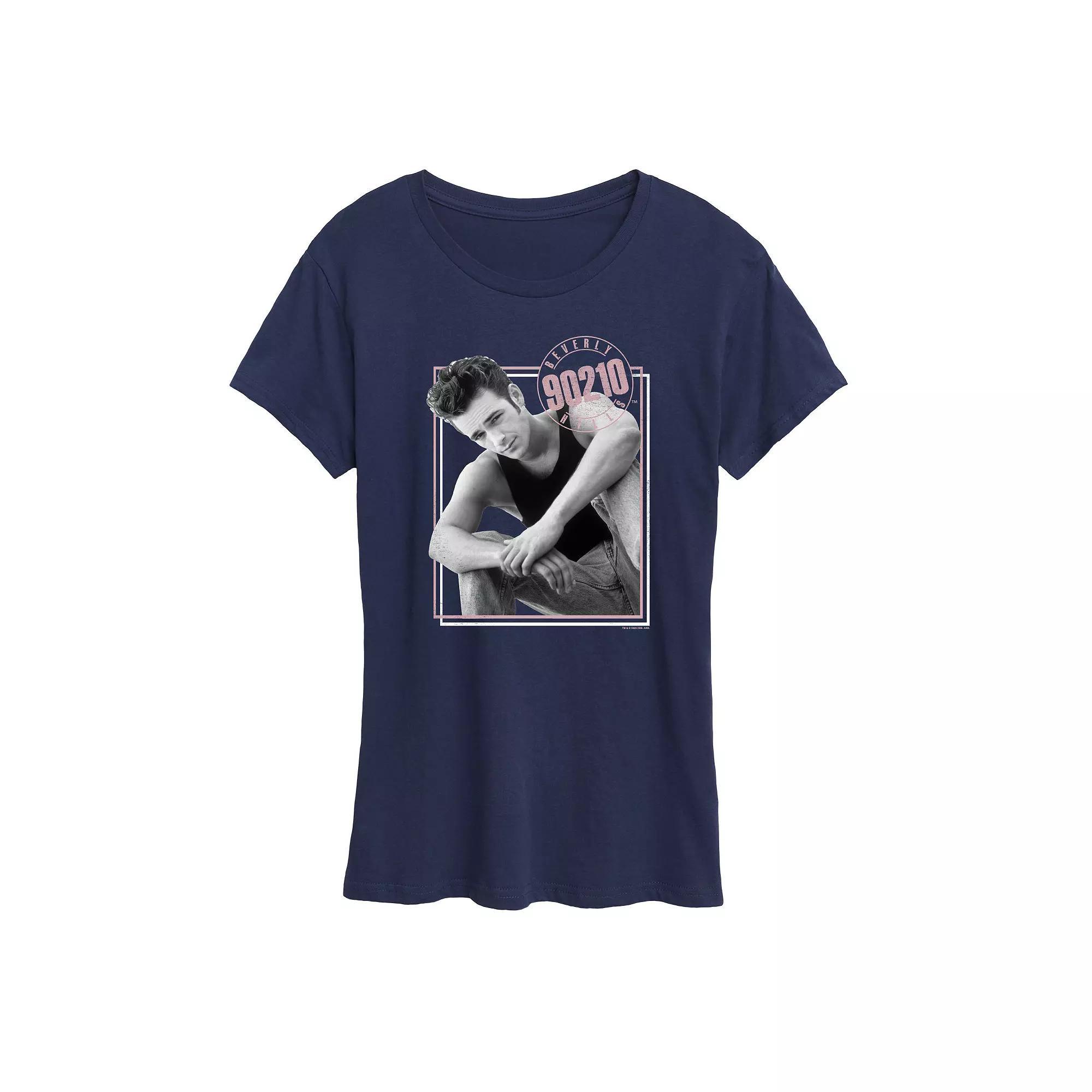 Disney's Lilo & Stitch Women's 626 Collegiate Graphic Tee, Size: XL, Blue Product Image