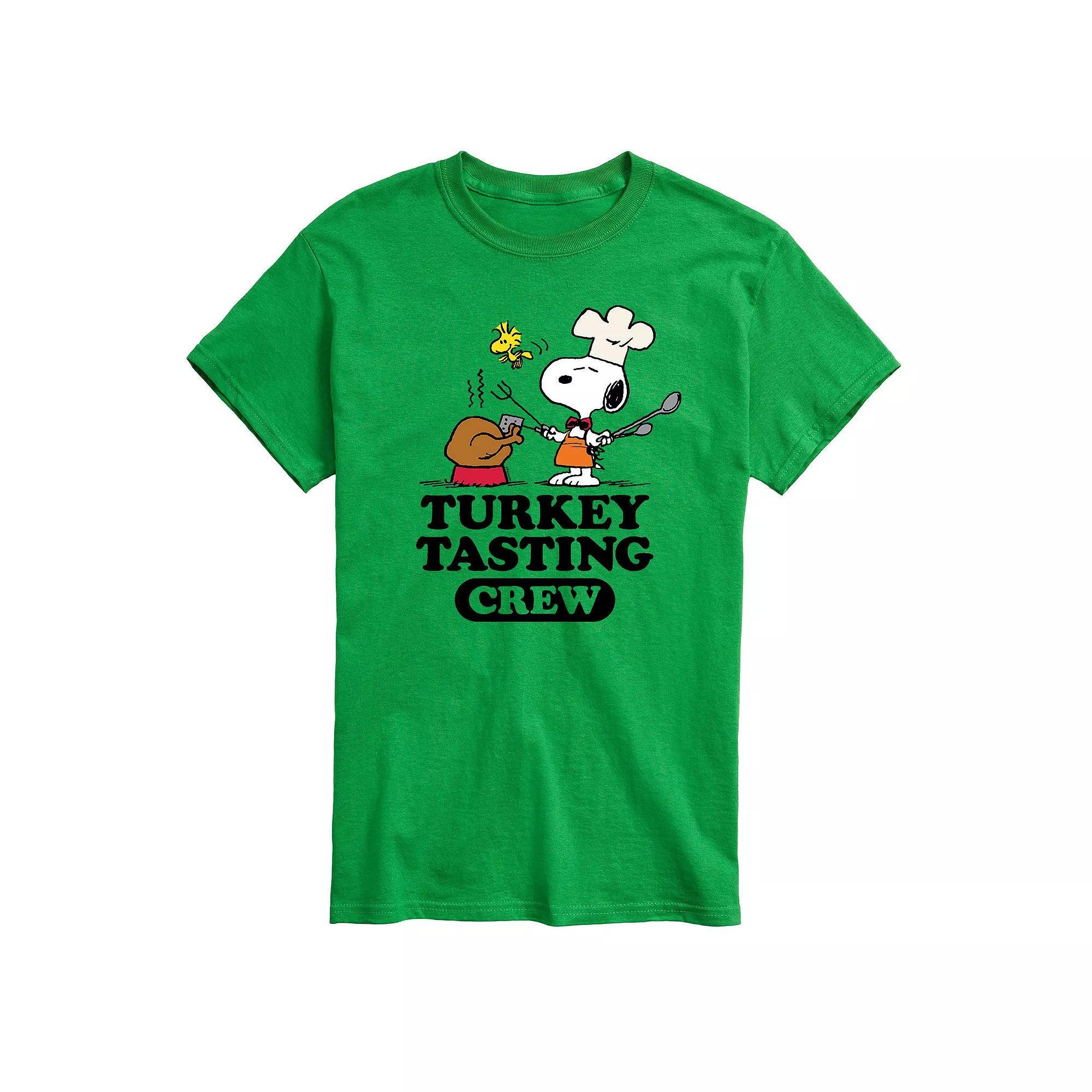 Big & Tall Peanuts Turkey Tasting Crew, Mens Product Image
