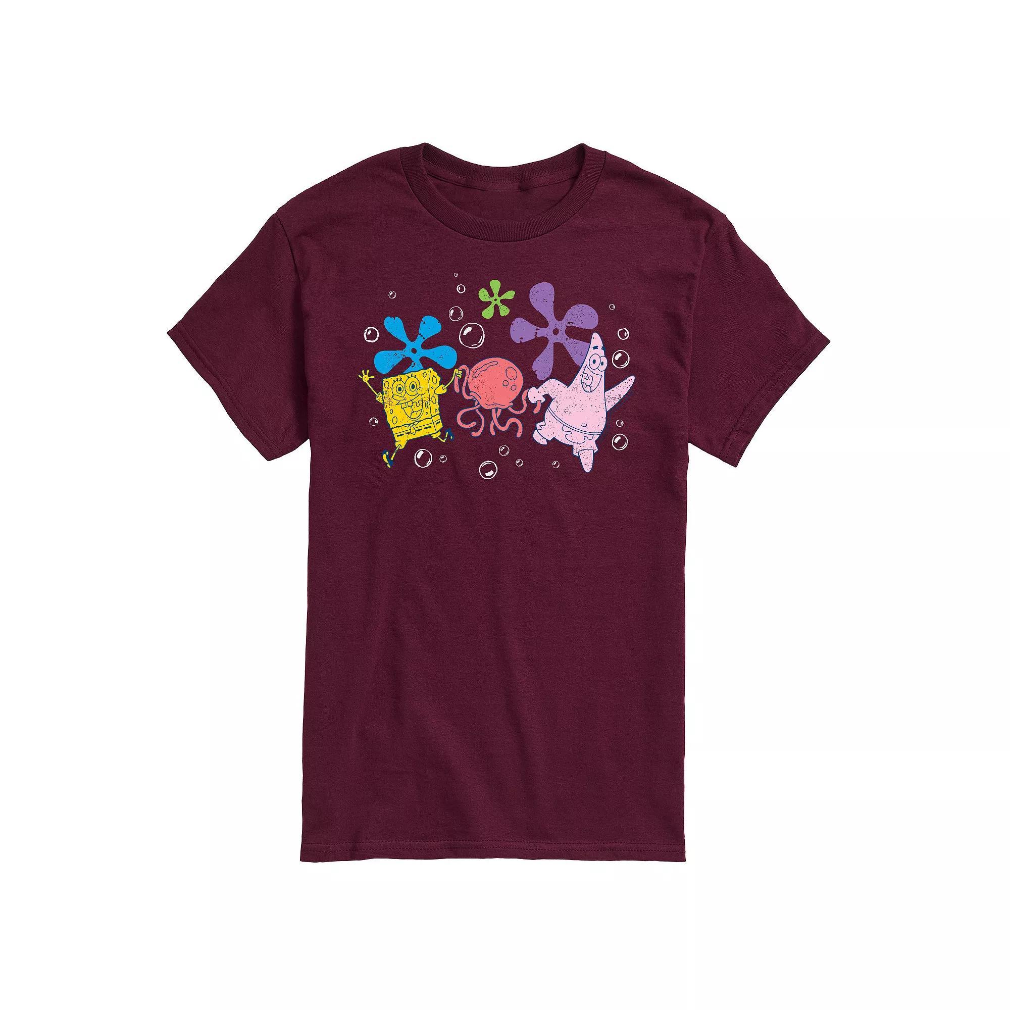 Mens Nickelodeon SpongeBob SquarePants Jelly Graphic Tee Blue Product Image