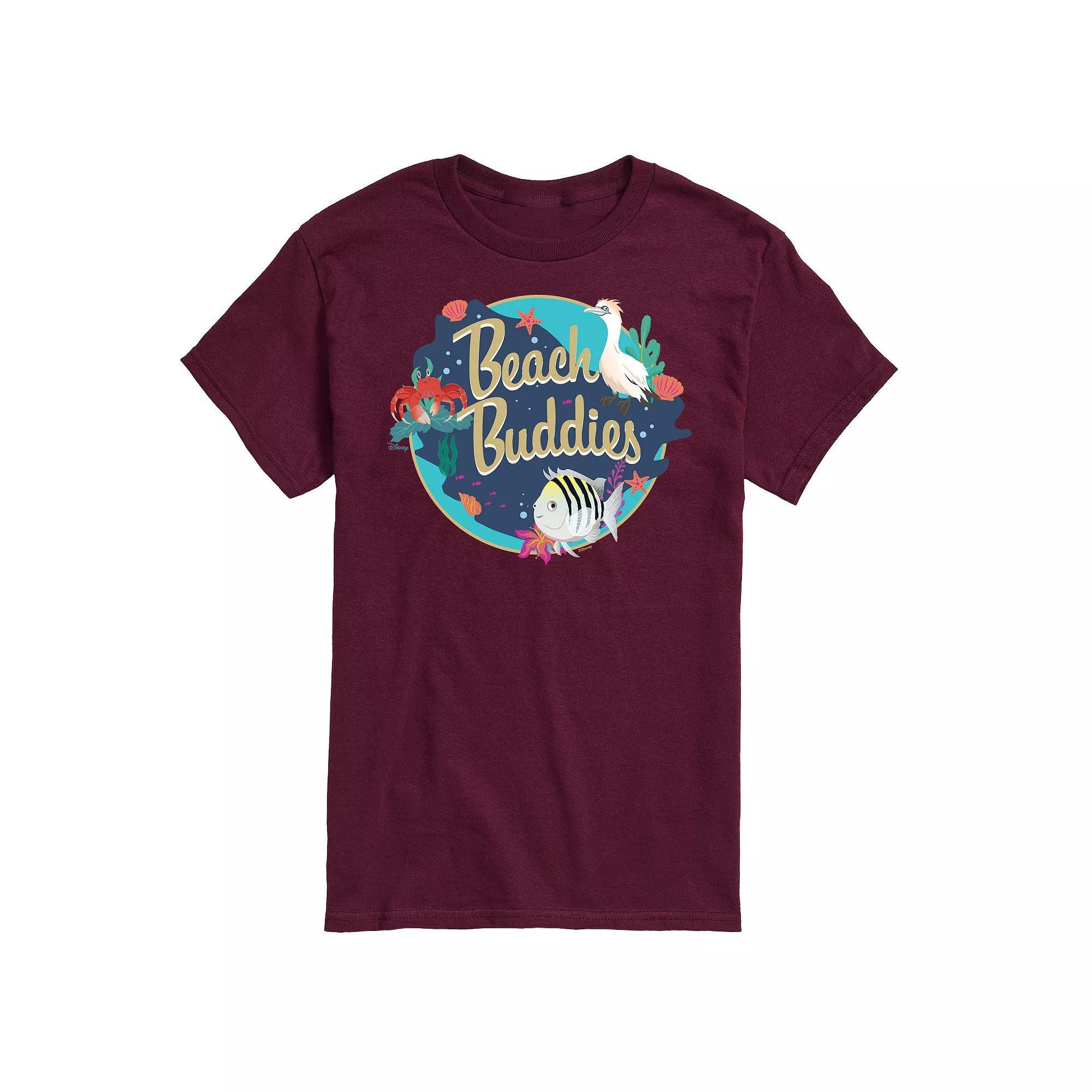 Disneys Wish Big & Tall King Magnifico Badge Graphic Tee, Mens Product Image