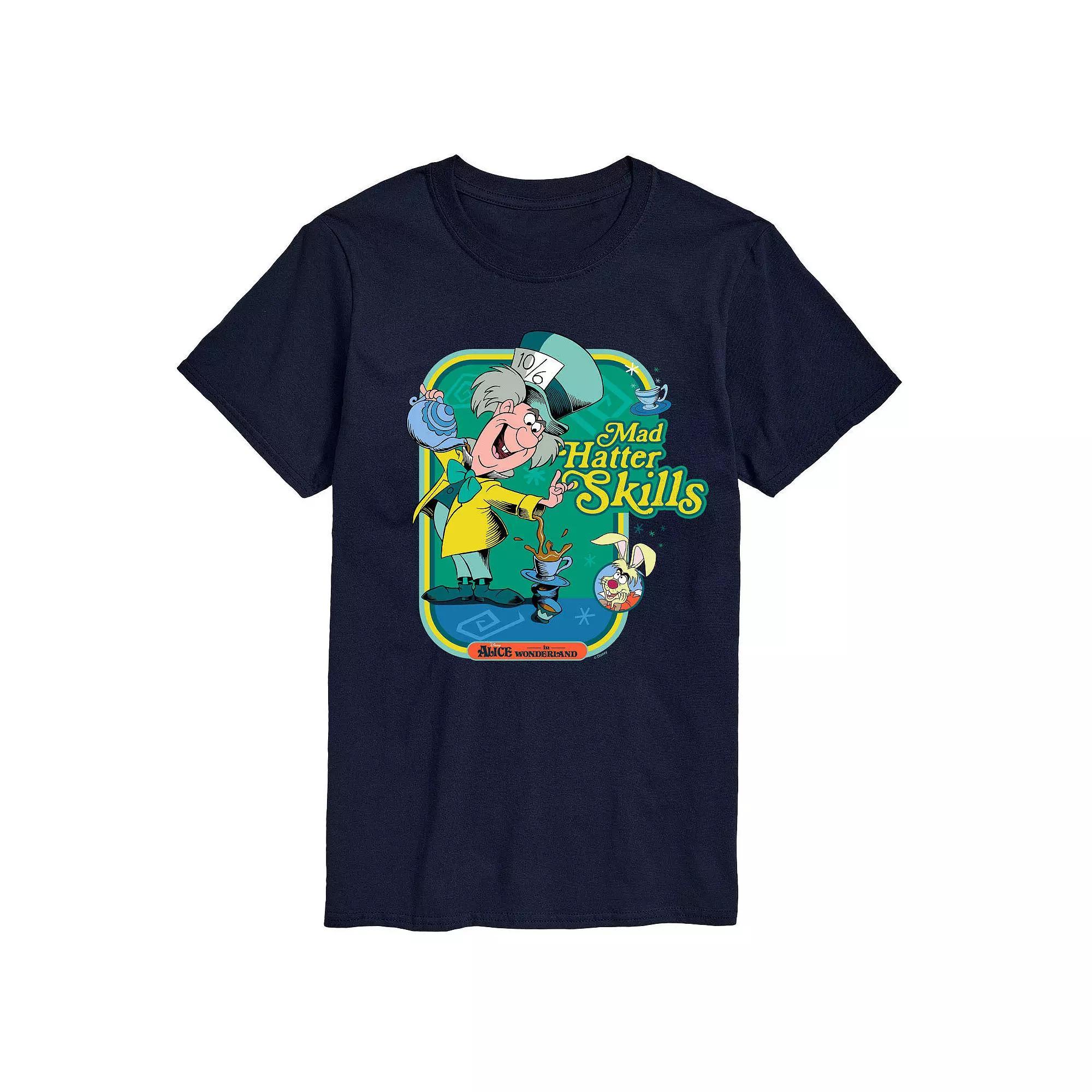 Disneys Alice in Wonderland Big & Tall Mad Hatter Graphic Tee, Mens Product Image
