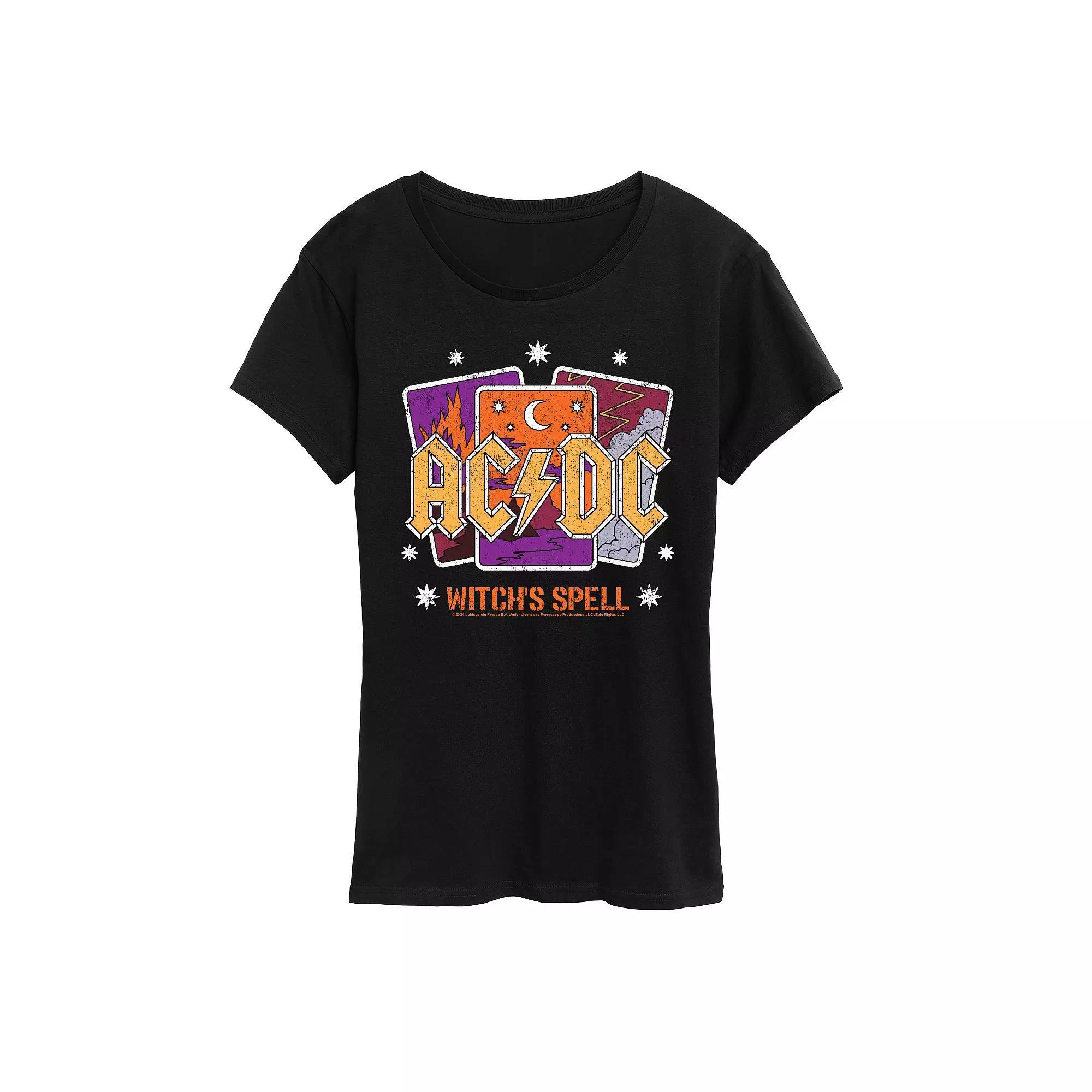 Womens ACDC Witchs Spell Tee Graphic Tee Product Image