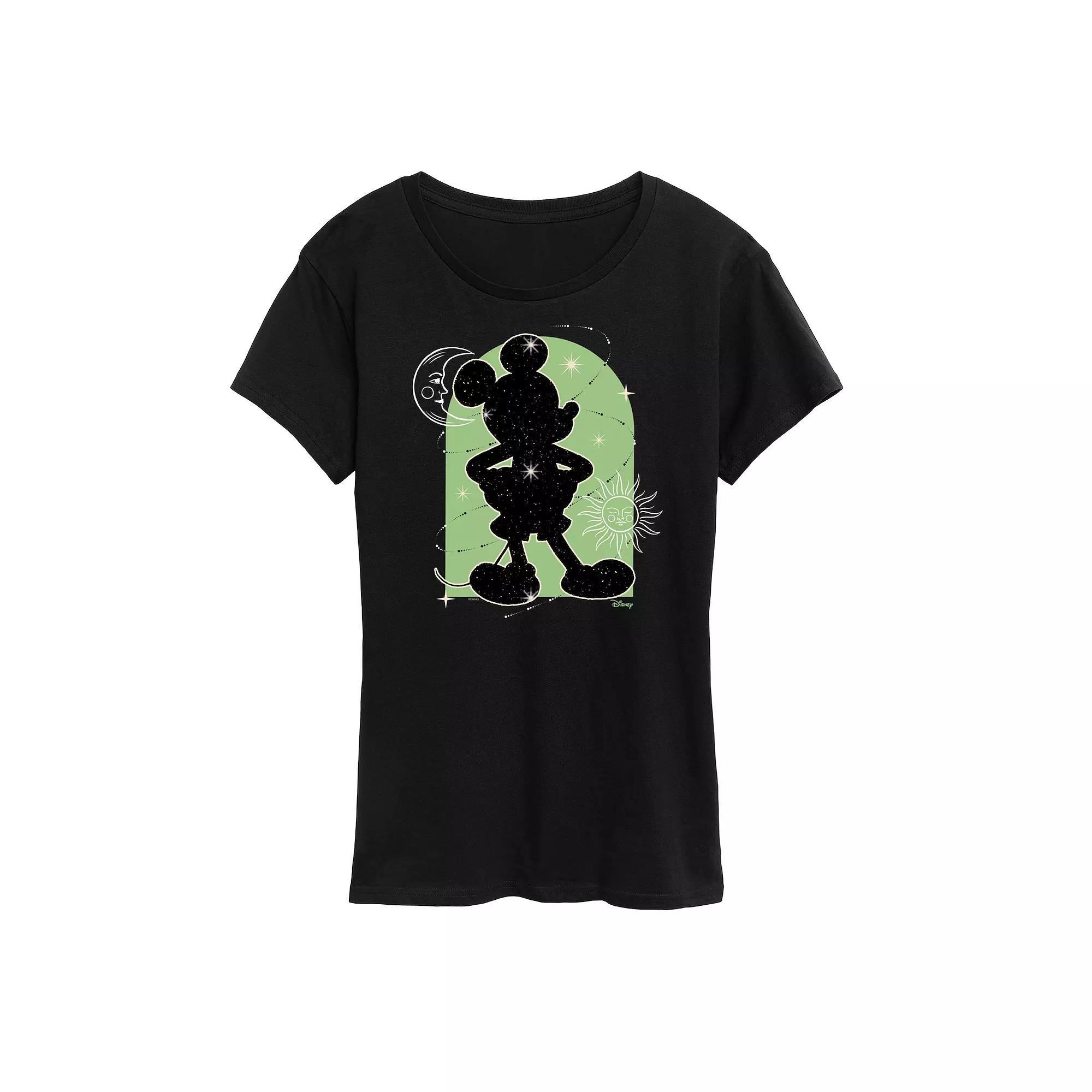 Disneys Mickey Mouse Plus Celestial Graphic Tee, Womens Product Image