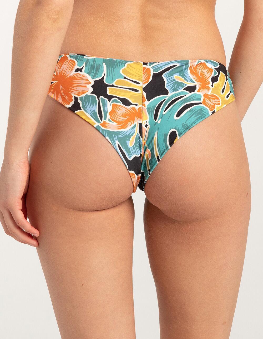 VOLCOM Take It Easy Cheeky Bikini Bottoms - MULTI Product Image