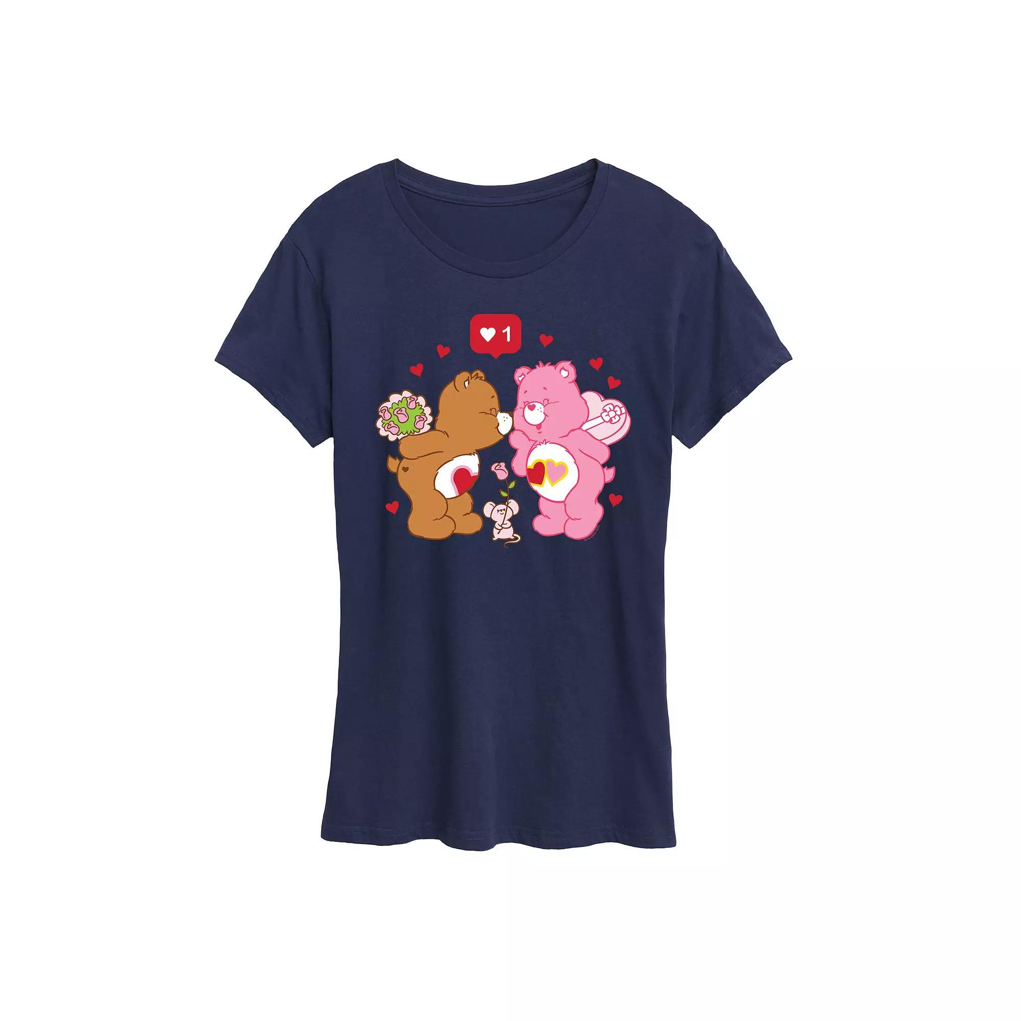 Womens Care Bears New Like Graphic Tee Blue Product Image