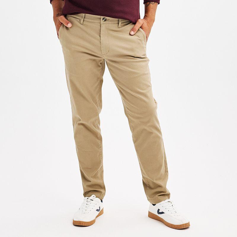 Men's Sonoma Goods For Life® Flexwear Athletic-Fit Chinos, Size: 38 X 32, Black Product Image