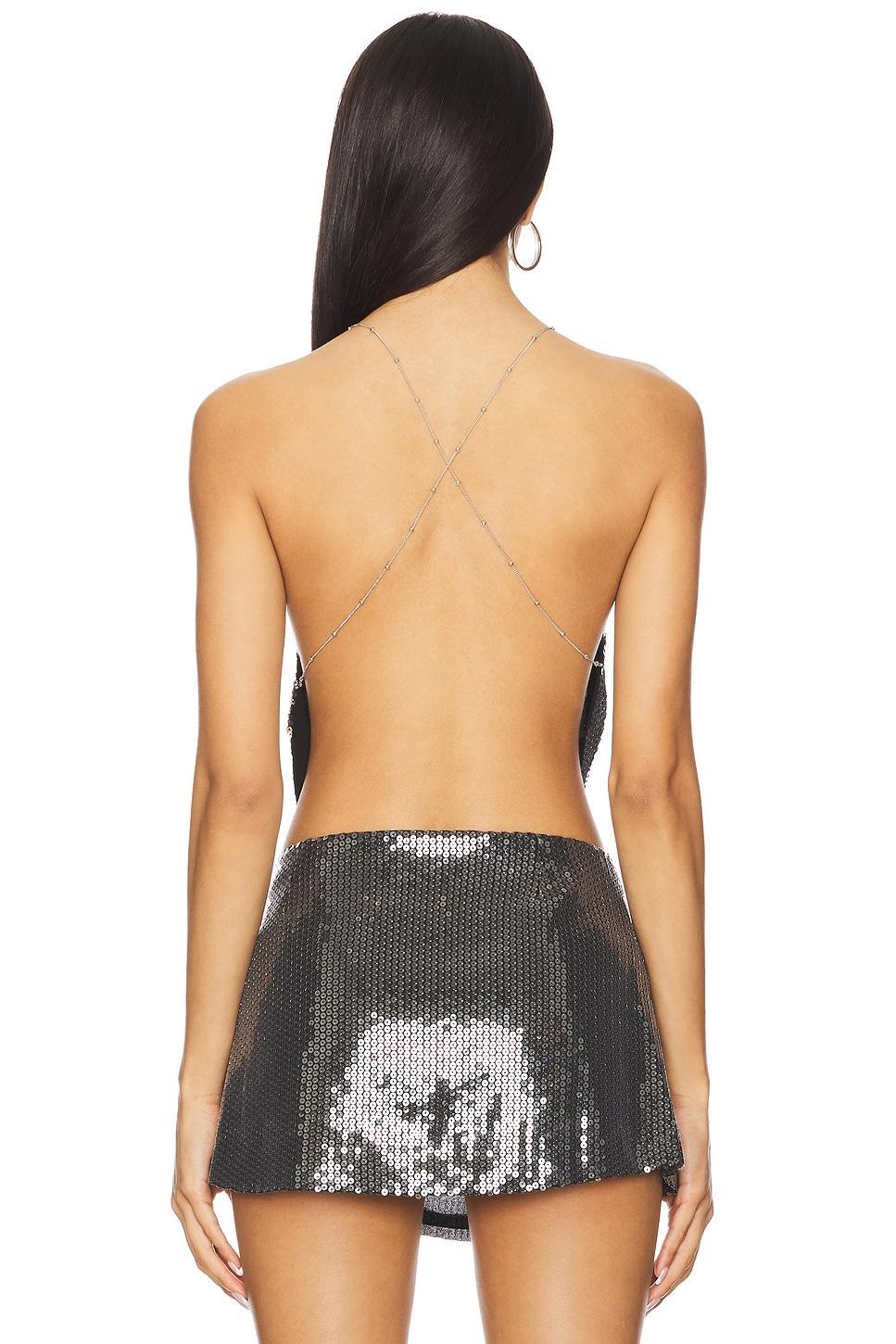 Sequin Asteria Top Jaded London Product Image