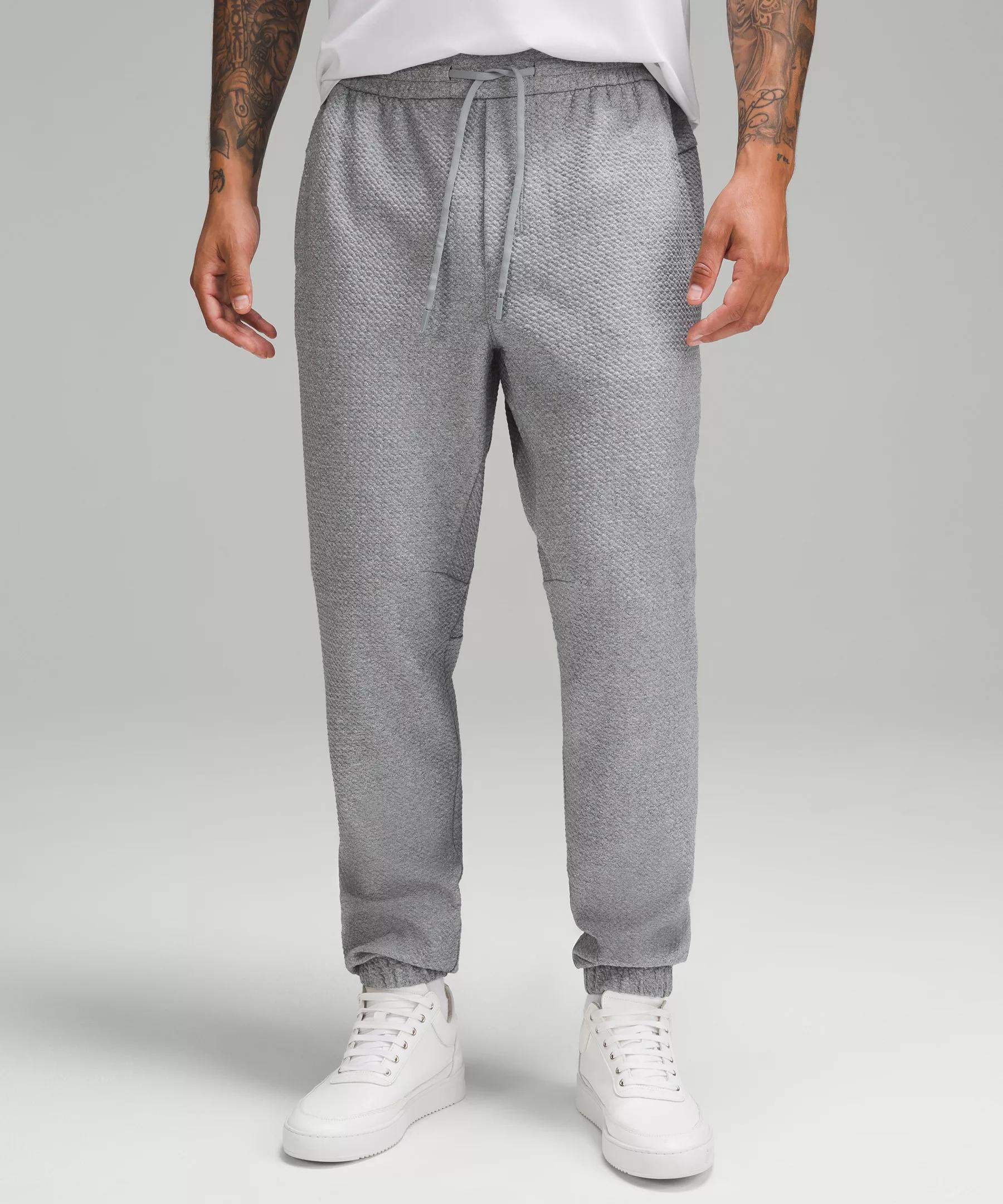 Textured Double-Knit Cotton Jogger *Regular Product Image