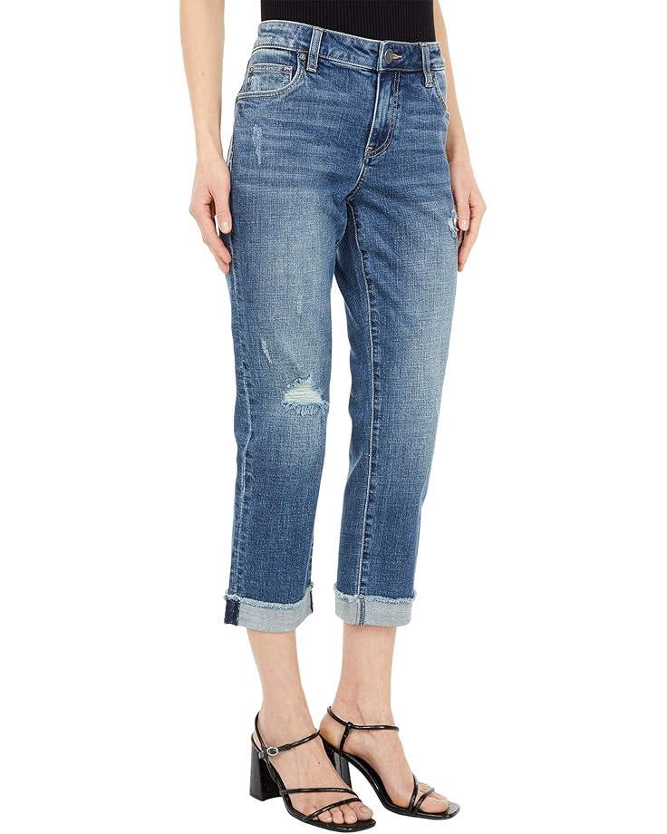Amy Crop Straight Leg- Roll Up Fray Product Image