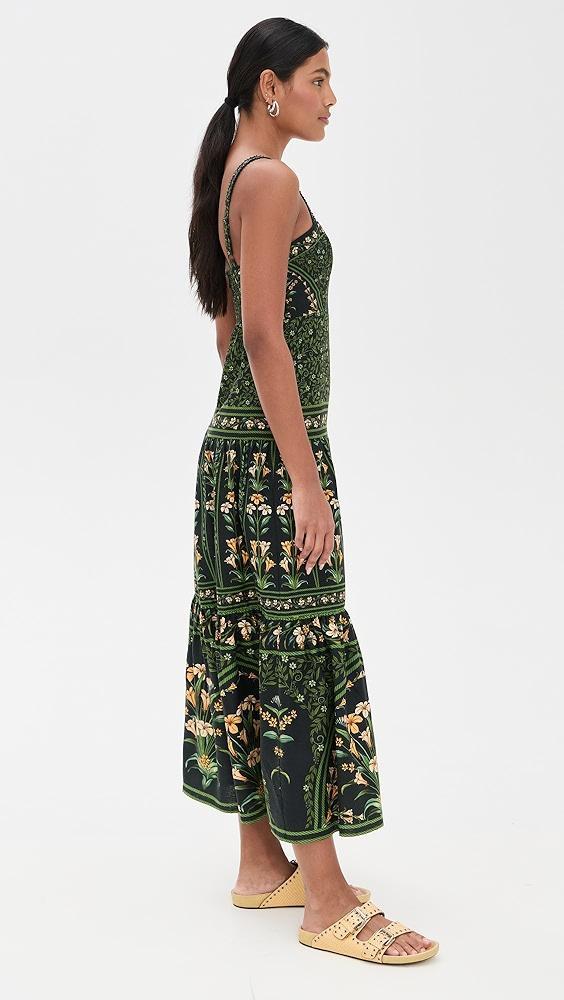 FARM Rio Flowers Arch Black Sleeveless Maxi Dress | Shopbop Product Image