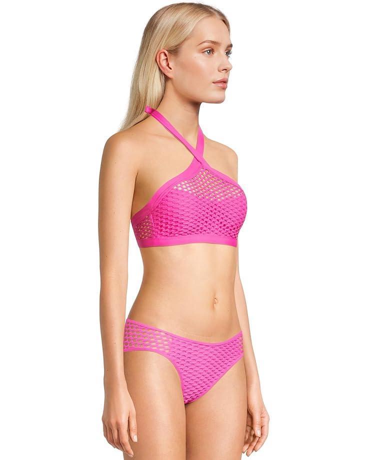 Women's BECCA Castaway Kaia Textured High Neck Top Product Image