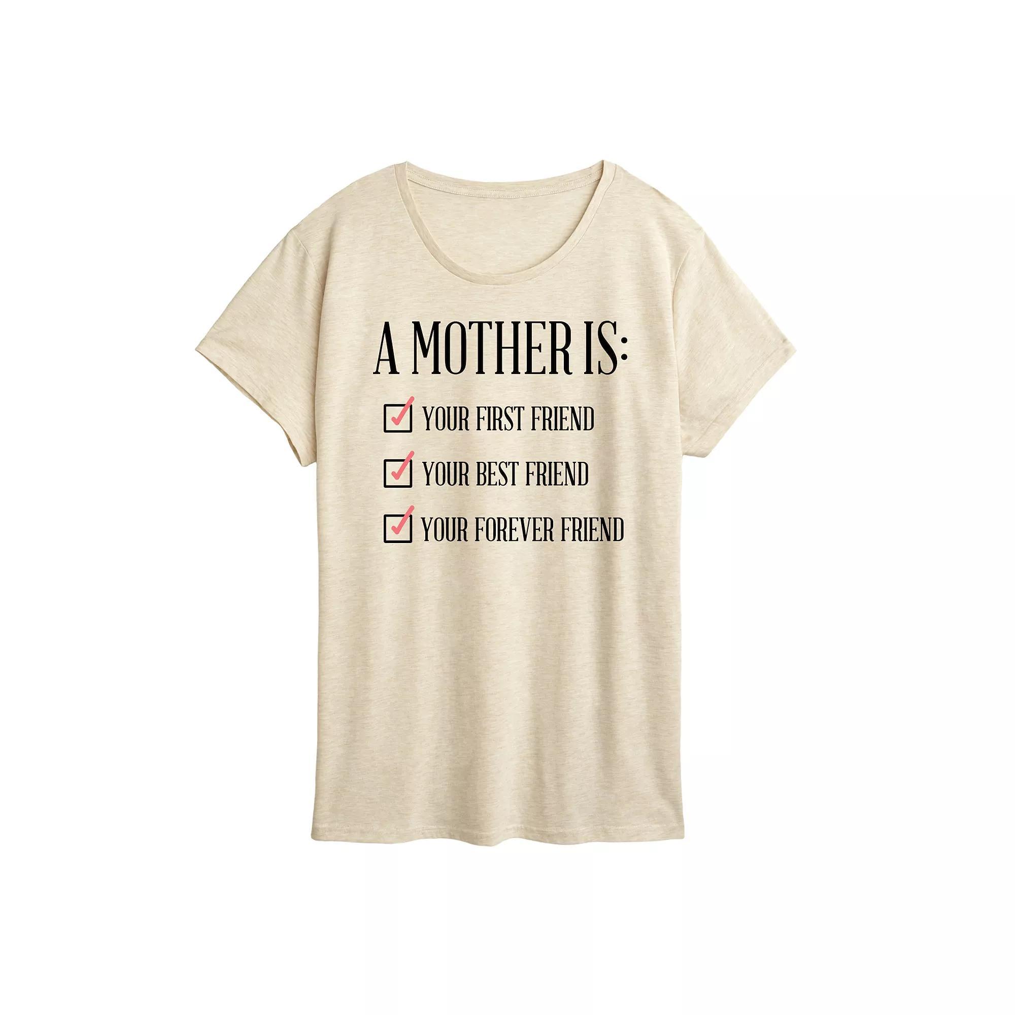 Womens A Mother Is Graphic Tee Product Image