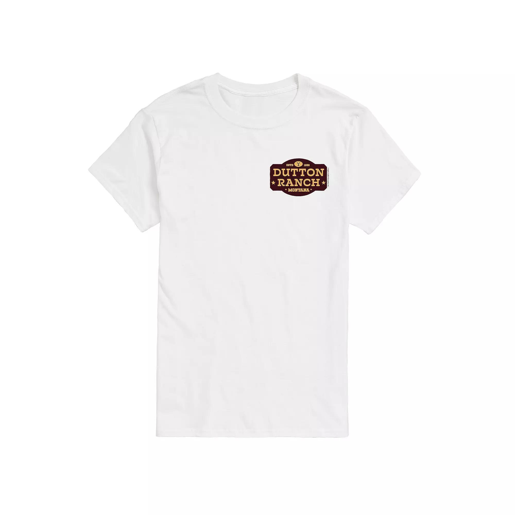 Big & Tall Yellowstone Dutton Ranch Tee, Mens Product Image