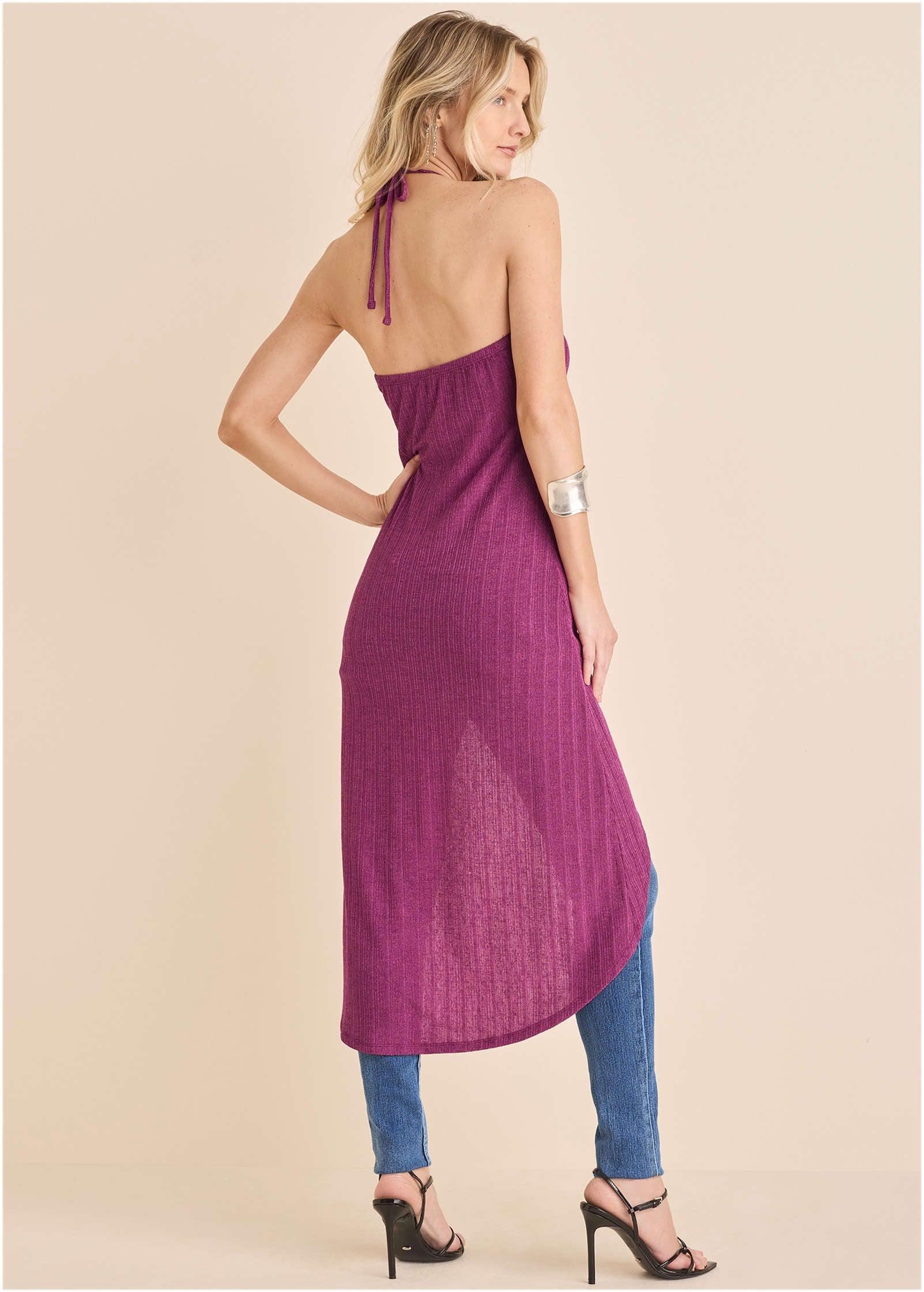 Gathered Maxi Top - Cattleya Orchid Product Image