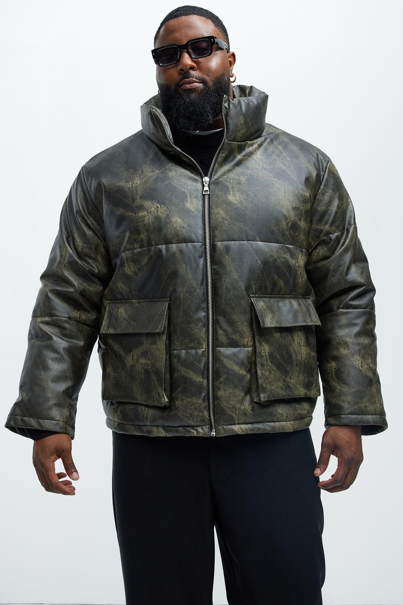 Cyclone Puffer Jacket - Olive Product Image