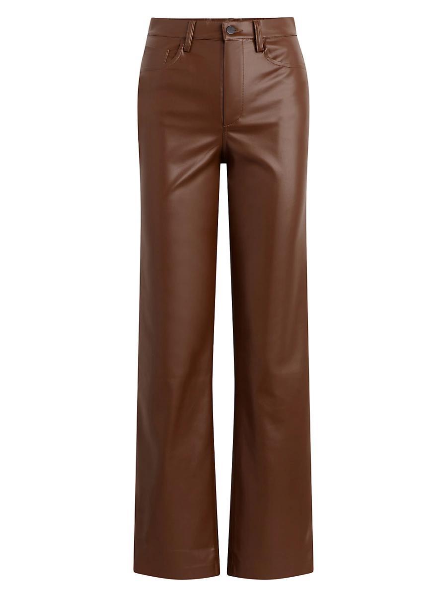 Womens The Margot Vegan Leather Pants Product Image