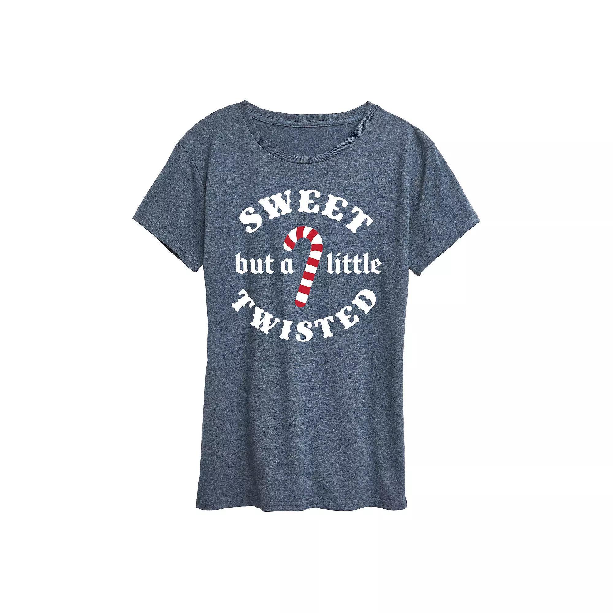 Womens Sweet But A Little Twisted Graphic Tee, Girls Product Image