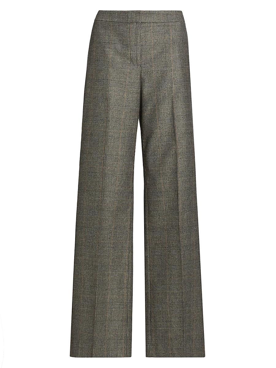 Womens Nemo Plaid Straight-Leg Pants Product Image