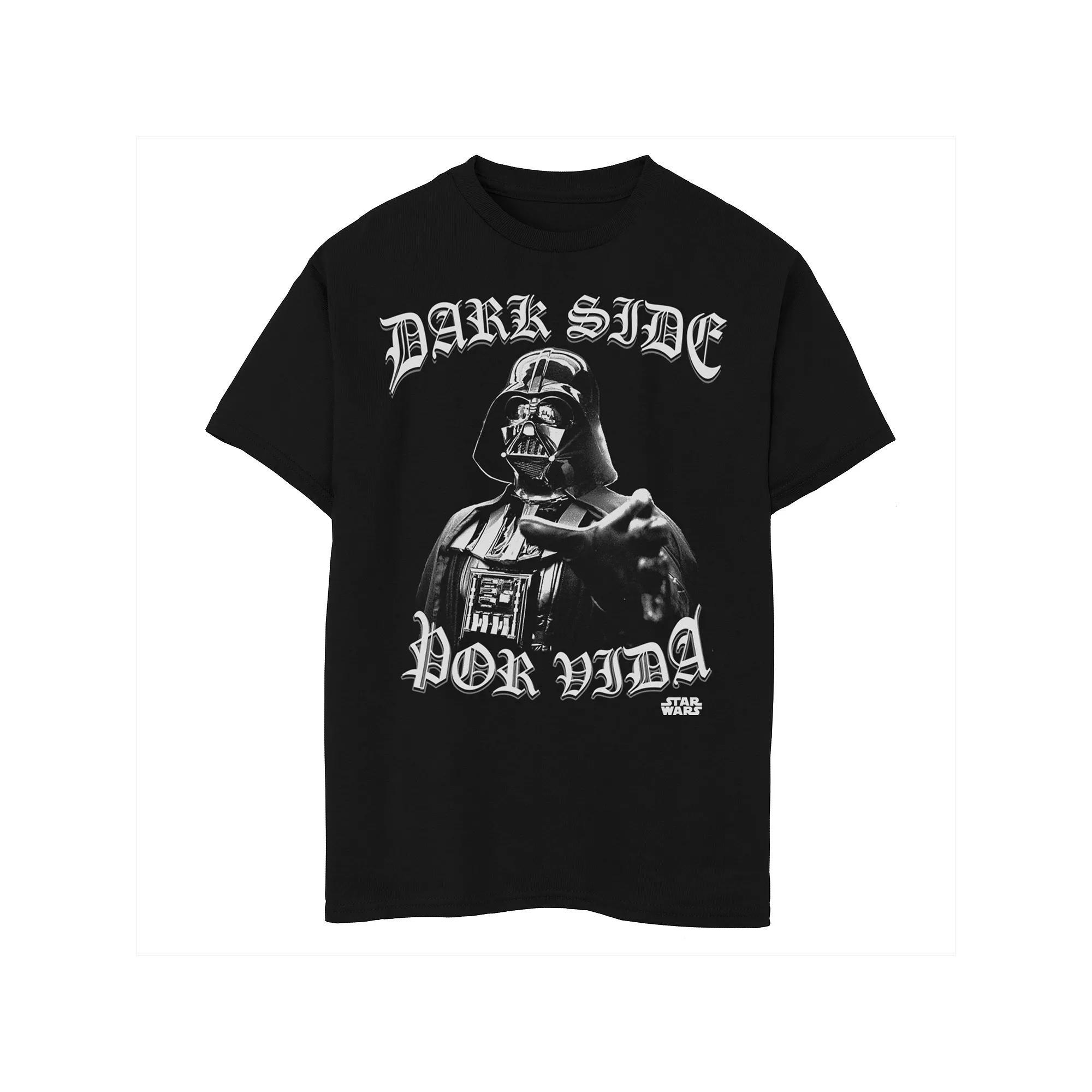 Men's Star Wars Darth Vader Dark Side Por Vida Tee, Size: XL, Black Product Image