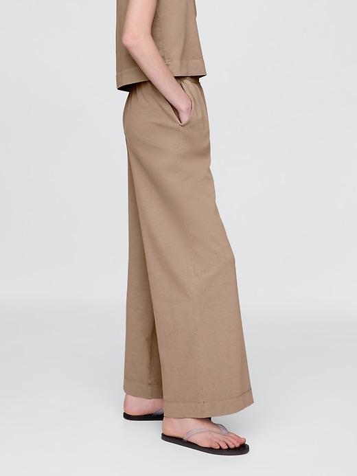 Heavyweight Organic Cotton Wide-Leg Pants Product Image