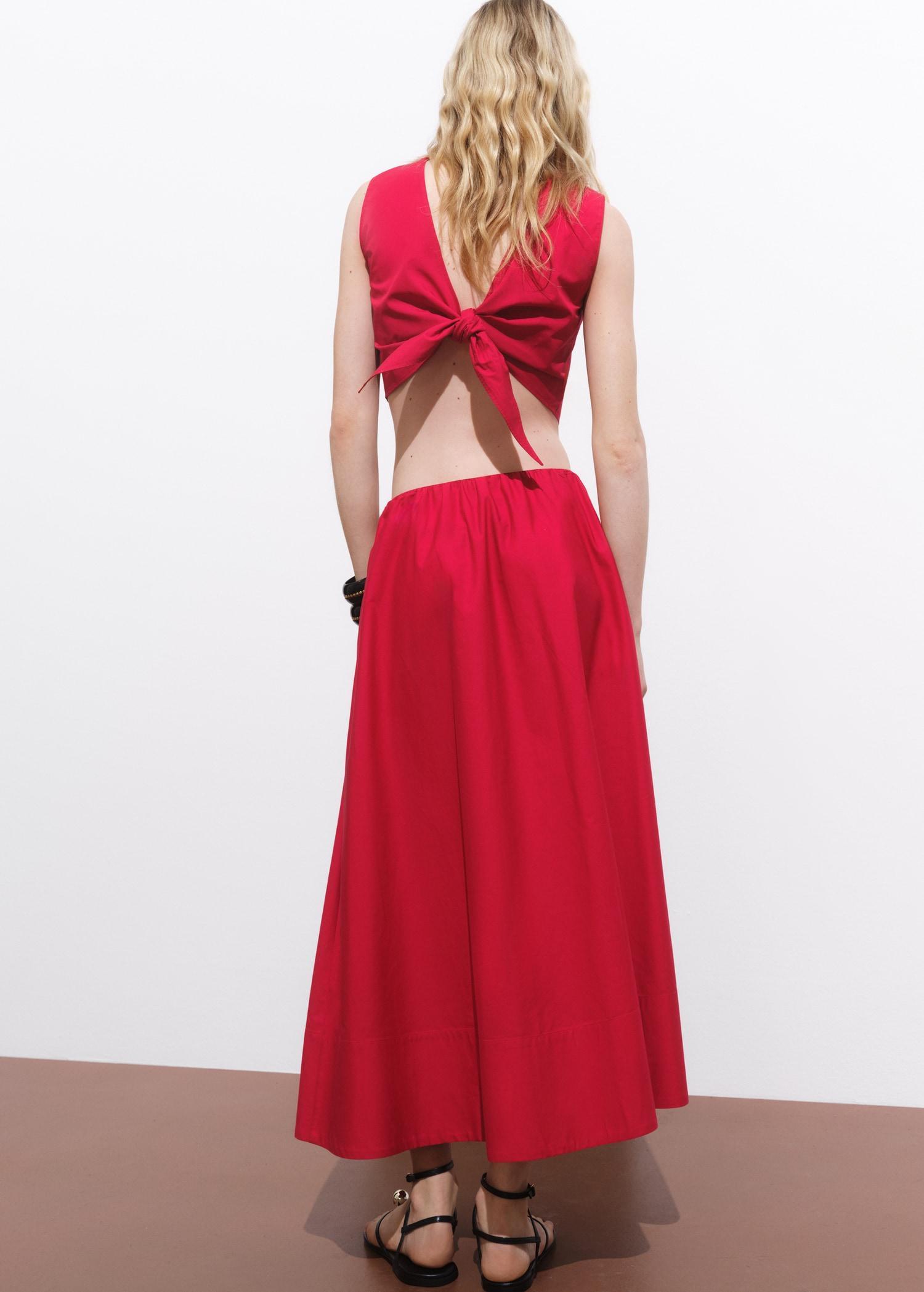 Flared cotton skirt - Women | MANGO USA Product Image