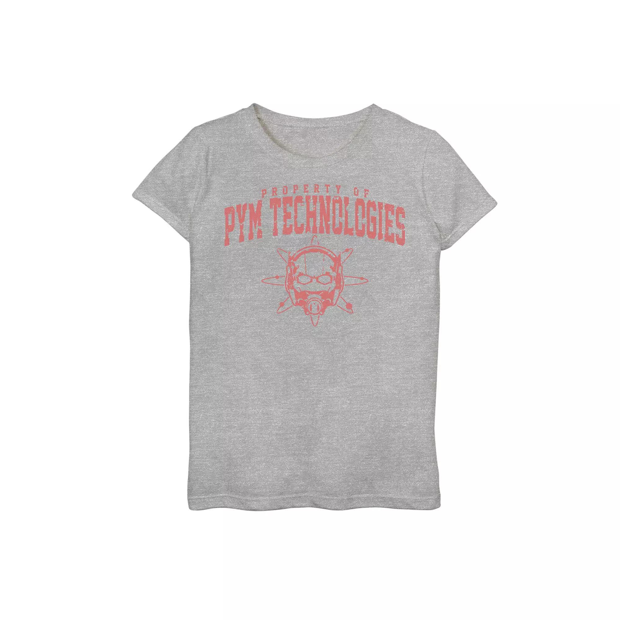 Girls 7-16 Marvel Ant-Man Property Of PYM Technologies Logo Tee, Girl's, Size: Small, Athletic Grey Product Image