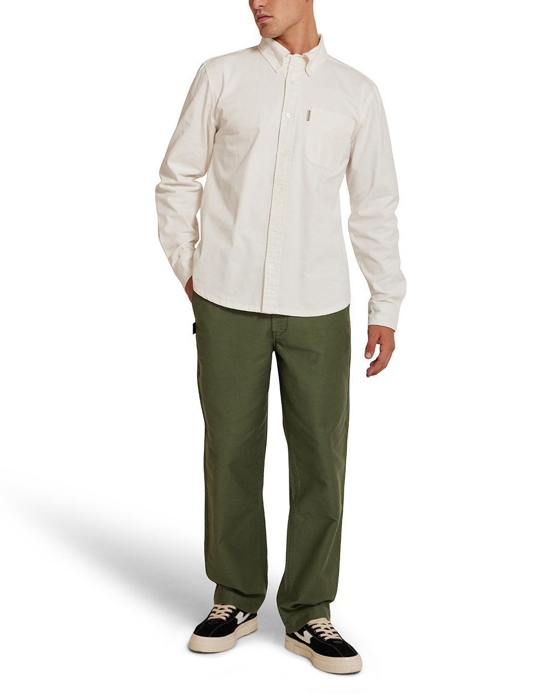 Phoenix Bd Chambray Shirt - Dirty White Product Image