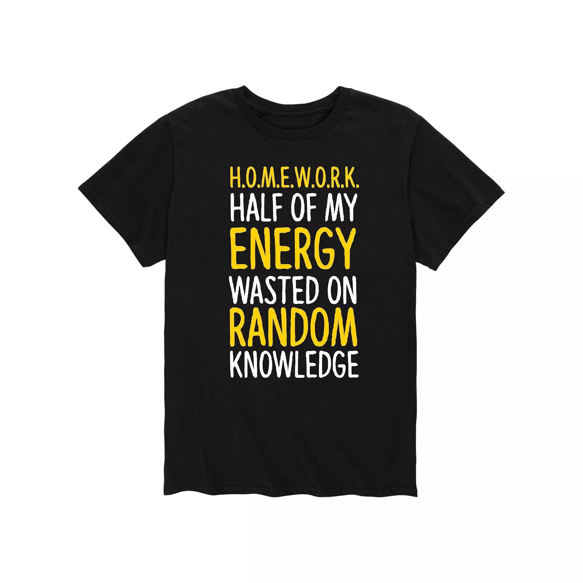 Mens Homework Tee Product Image