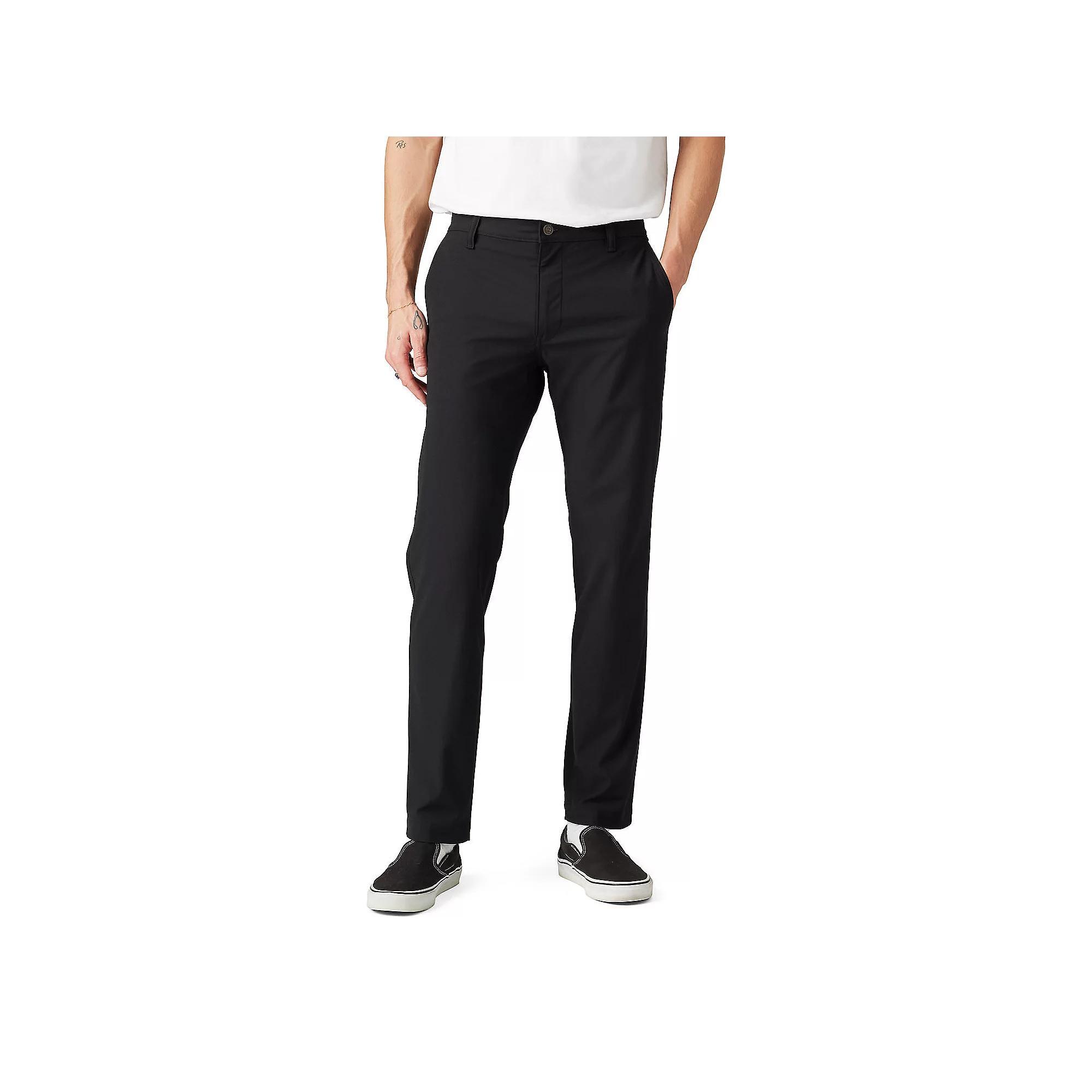 Levi's® Men's XX Tapered Tech Chino Pants - Black 34x30: Midweight, Stretch, Knit, Fly Button, Zipper Product Image