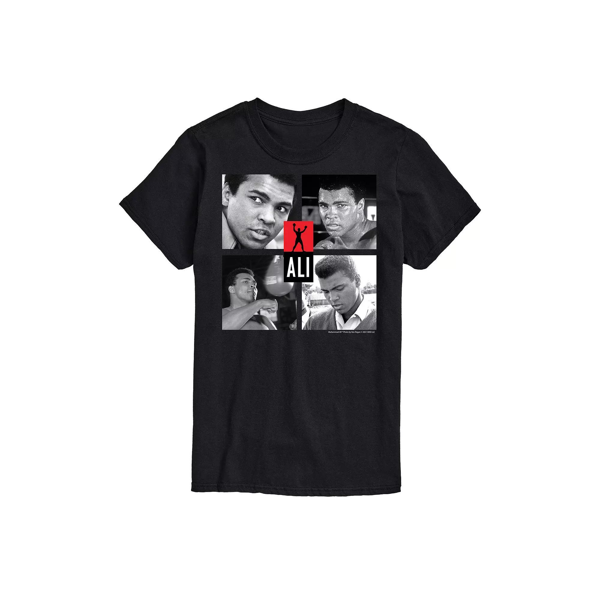 Big & Tall Muhammad Ali Image Gride Tee Tee, Mens Product Image
