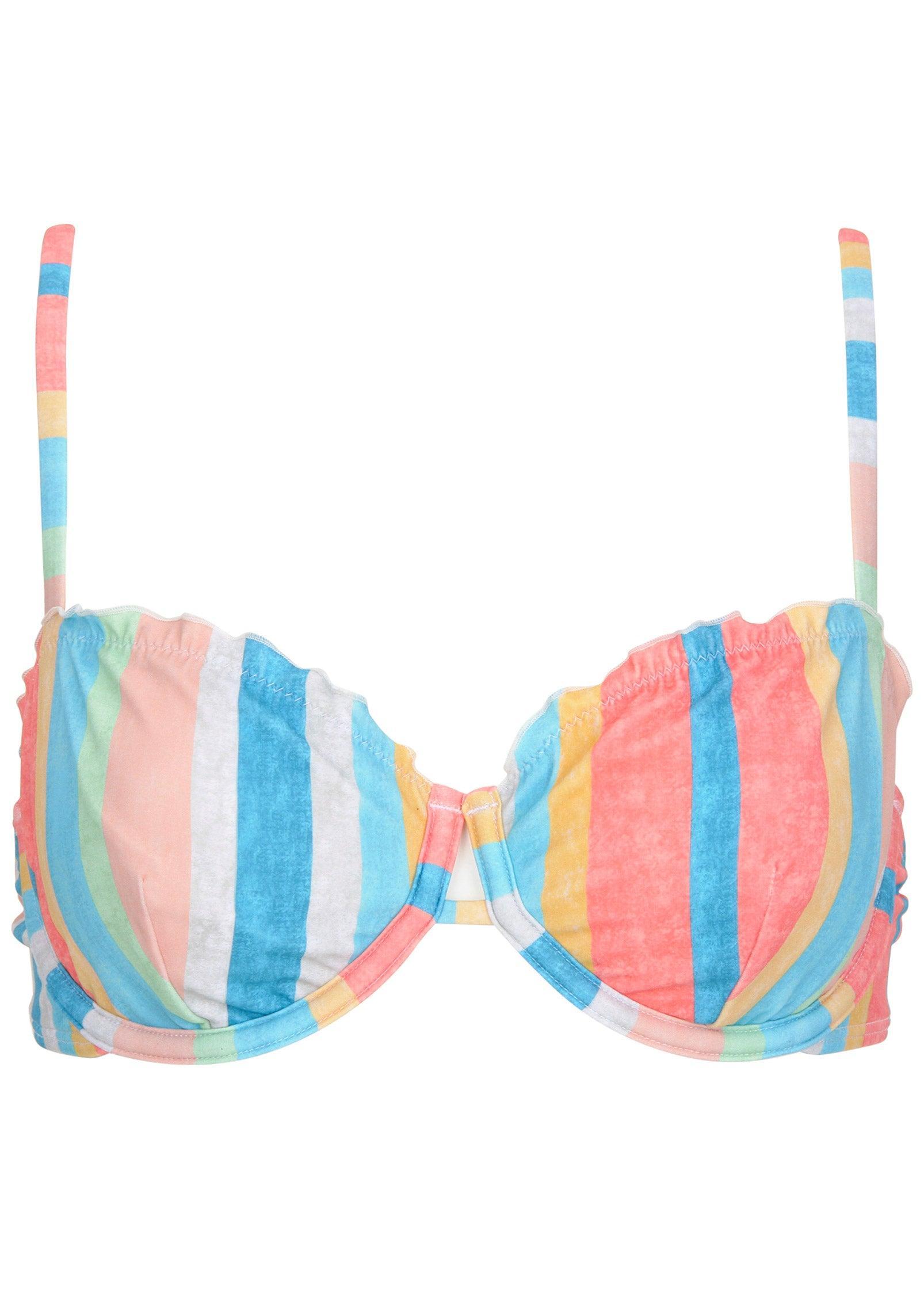 Bermuda Underwire Top - Boardwalk Stripe Product Image