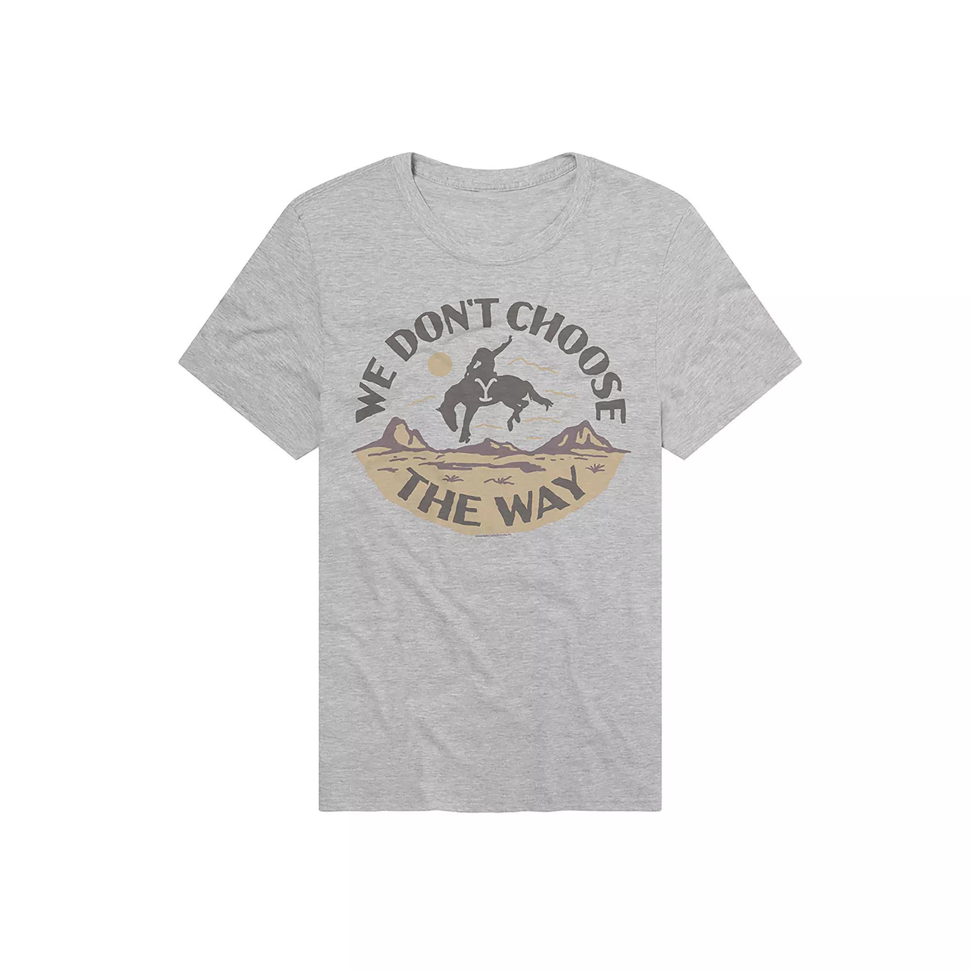 Men's Star Trek We Don't Choose The Way Graphic Tee, Size: Large, Athletic Grey Product Image