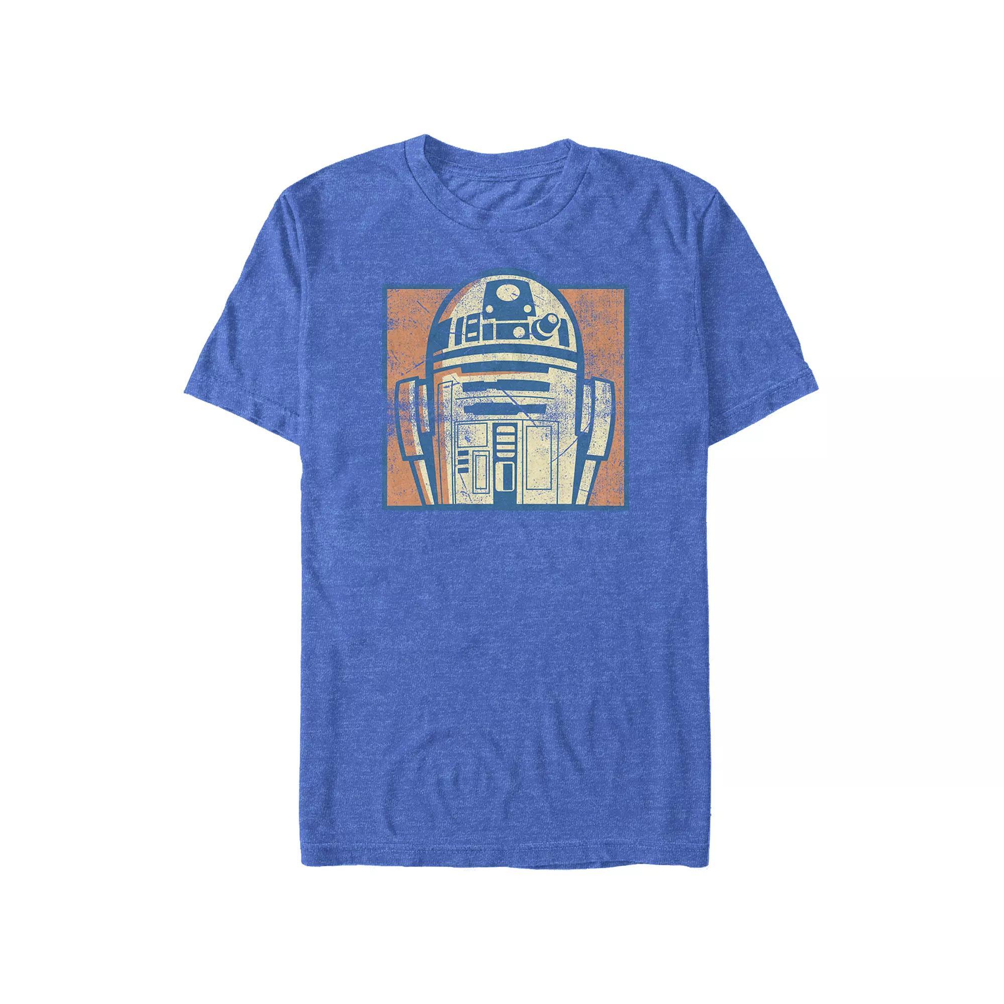 Big & Tall Star Wars R2-D2 Portrait Graphic Tee, Men's, Size: XL Tall, Royal Grey Product Image