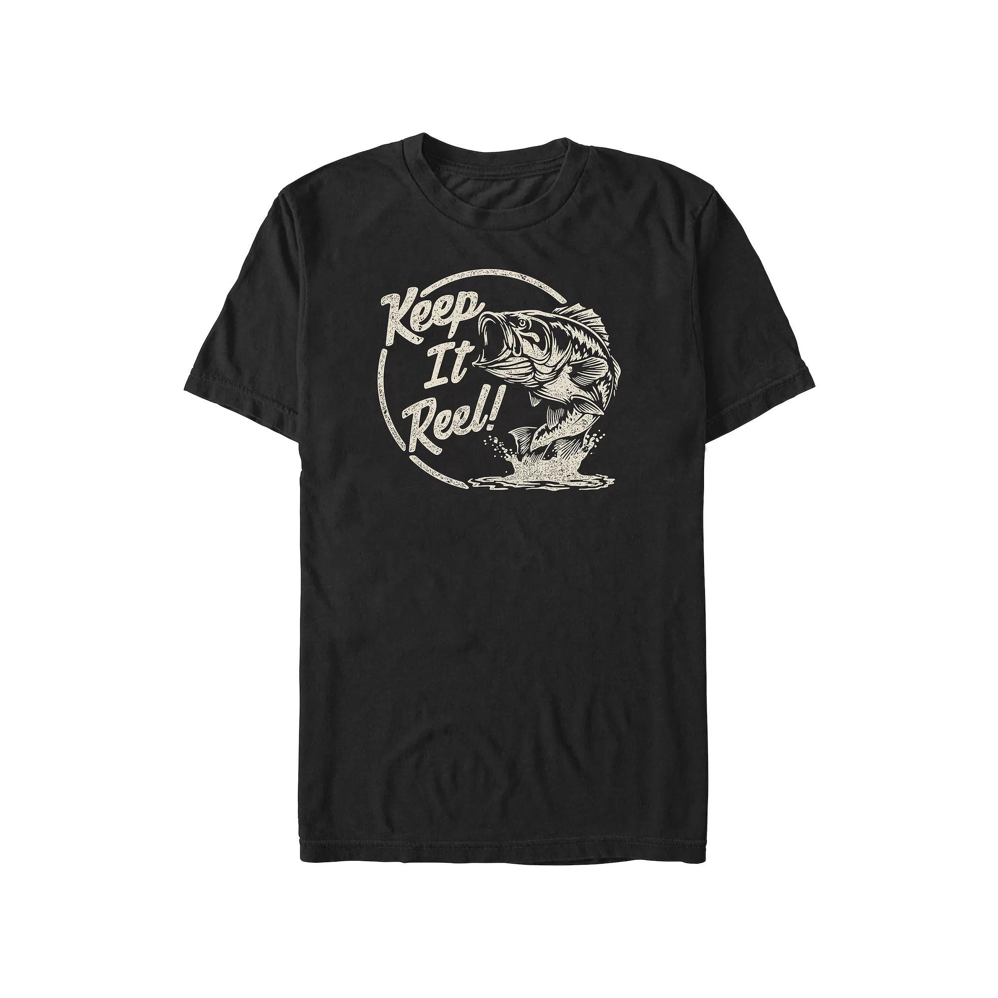 Big & Tall Keep It Reel Poster Graphic Tee, Men's, Size: Large Tall, Black Product Image