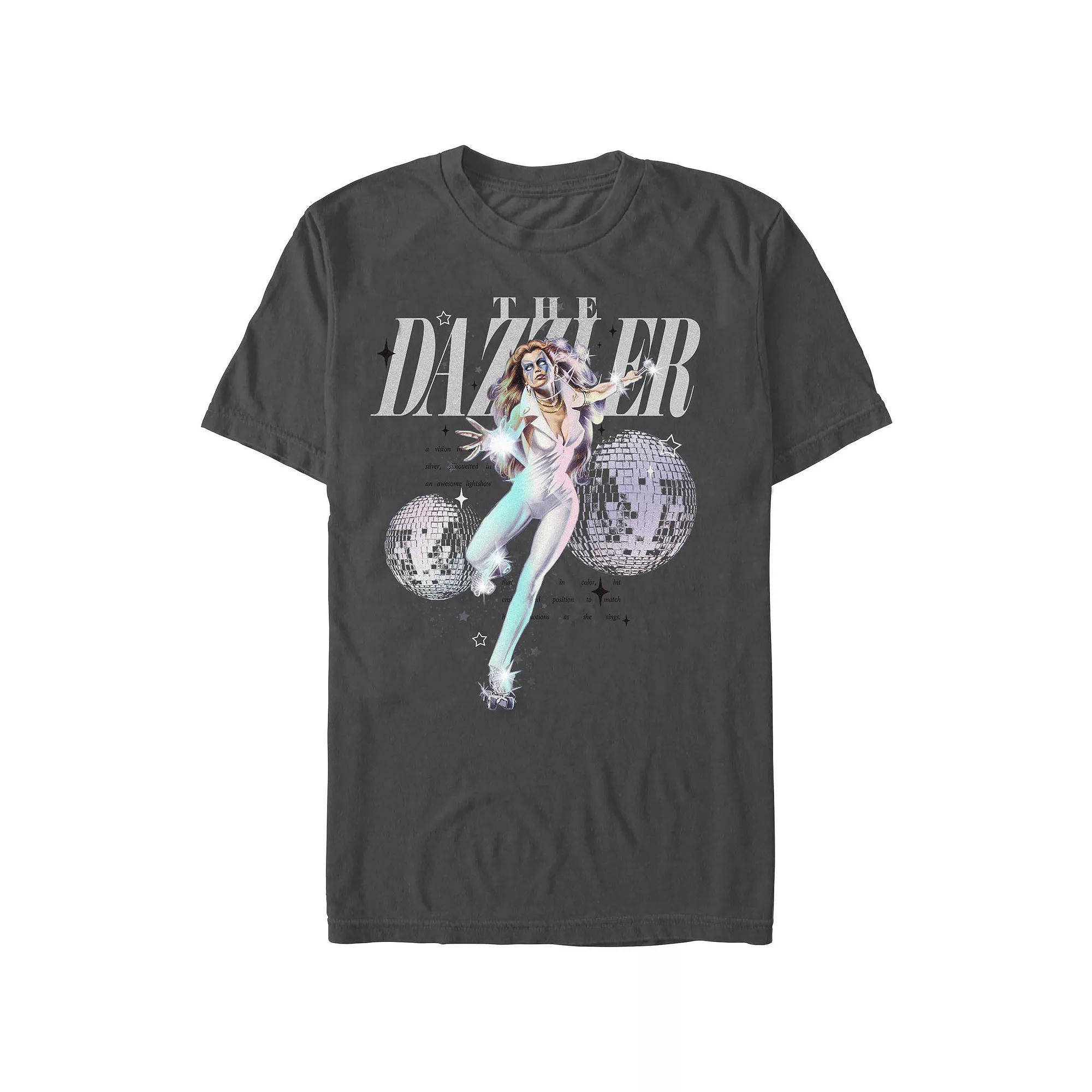 Men's Dazzler Disco Balls Graphic Tee, Size: XL, Grey Product Image