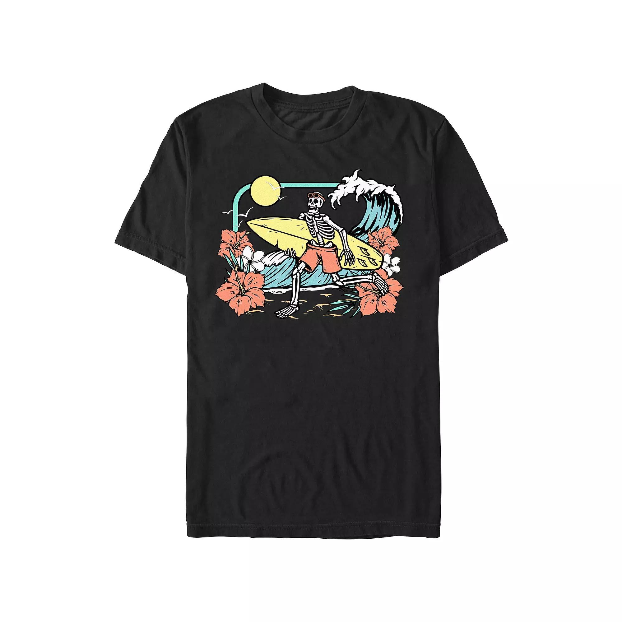 Big & Tall Stranger Things Red White And Blue Vecna Graphic Tee, Men's, Size: XL Tall, Black Product Image