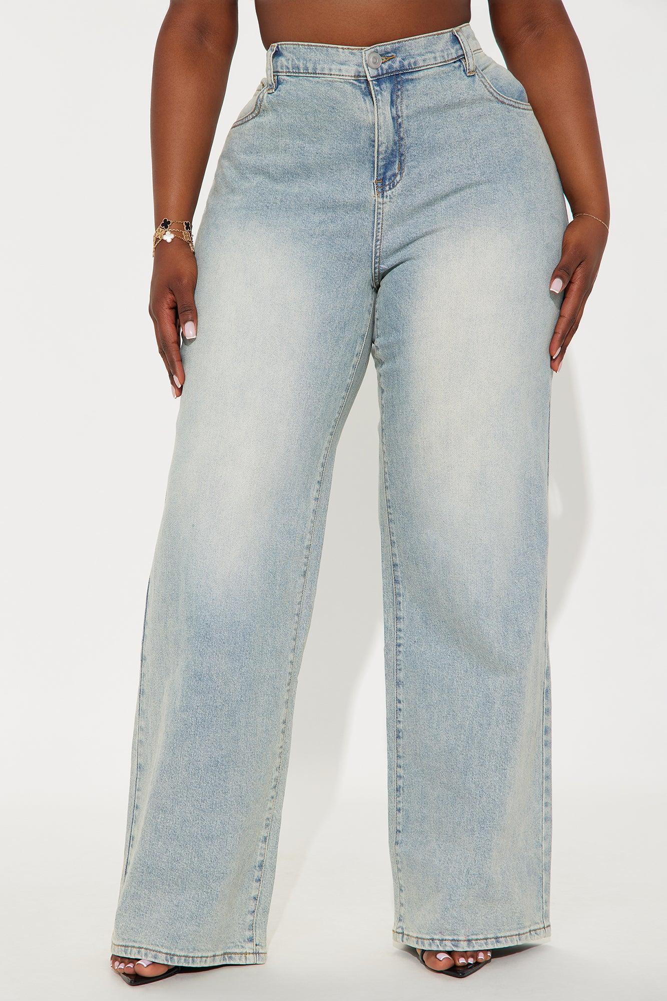 Favorite Classic Wide Leg Jeans - Vintage Wash Female Product Image
