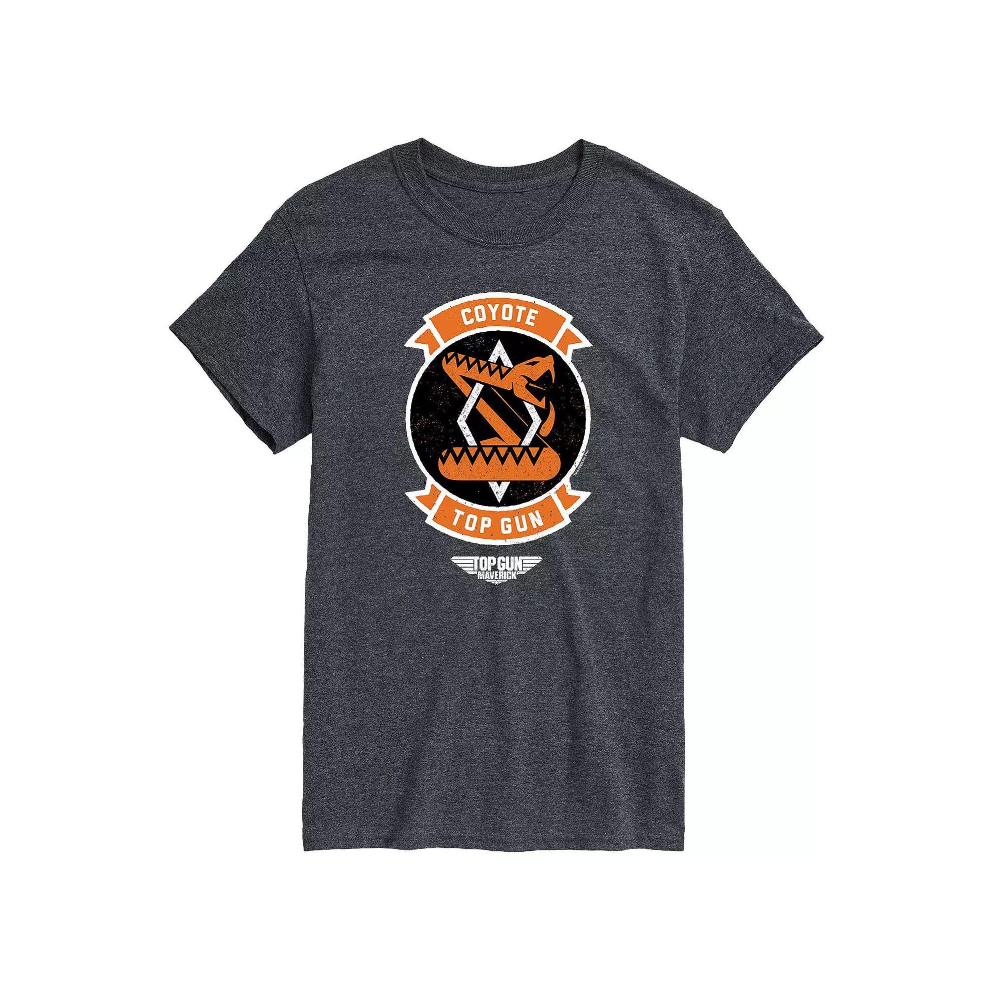 Mens Top Gun Maverick Coyote Badge Tee Product Image