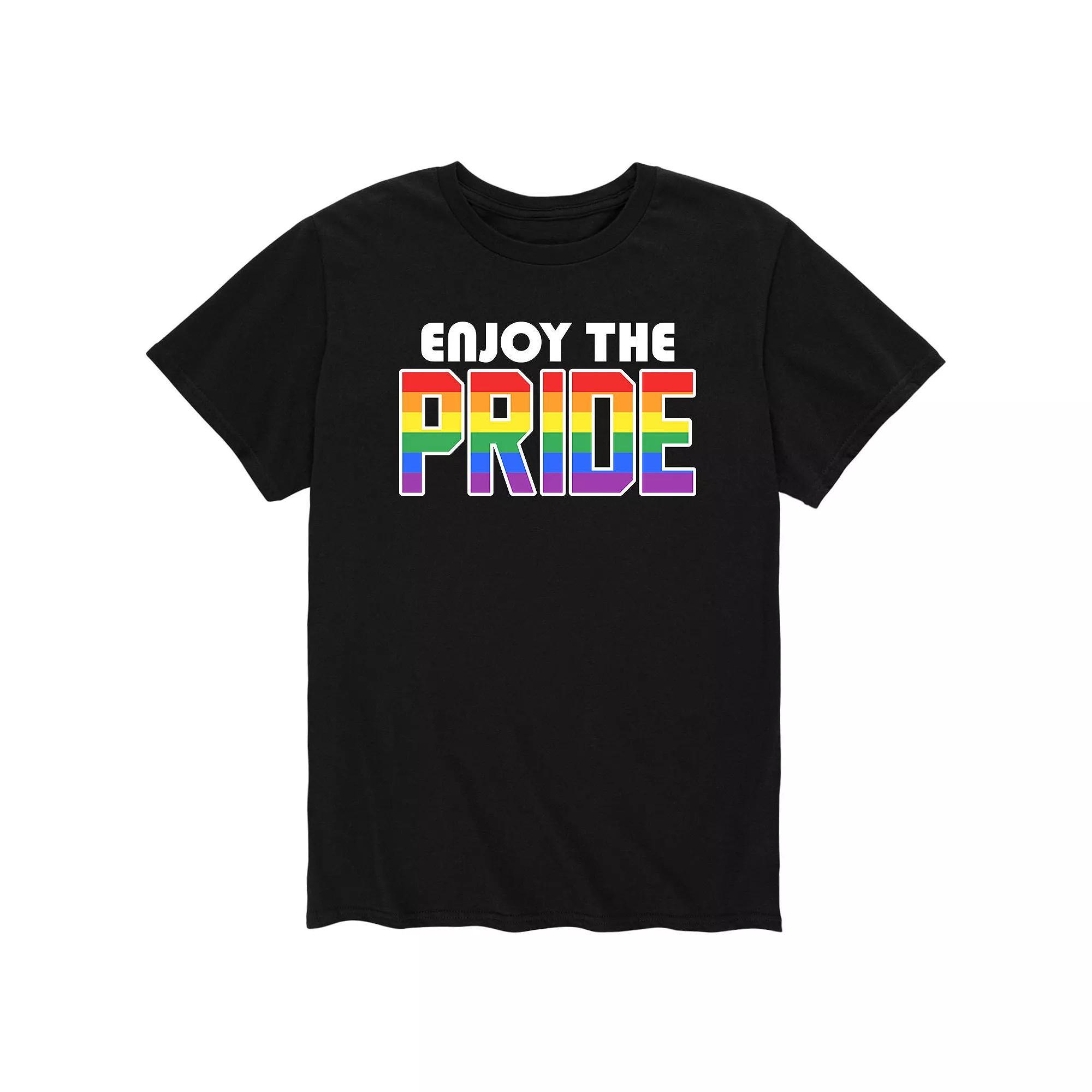Mens Enjoy The Pride Rainbow Tee Product Image