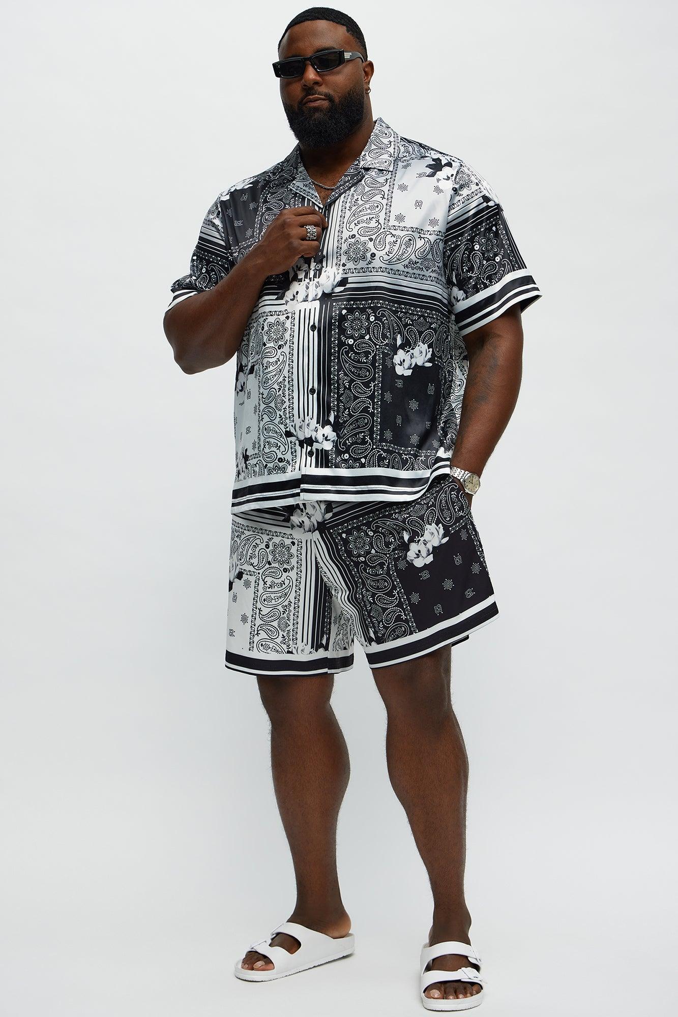 Paisley Drift Swim Classic Trunk - Black/combo Product Image