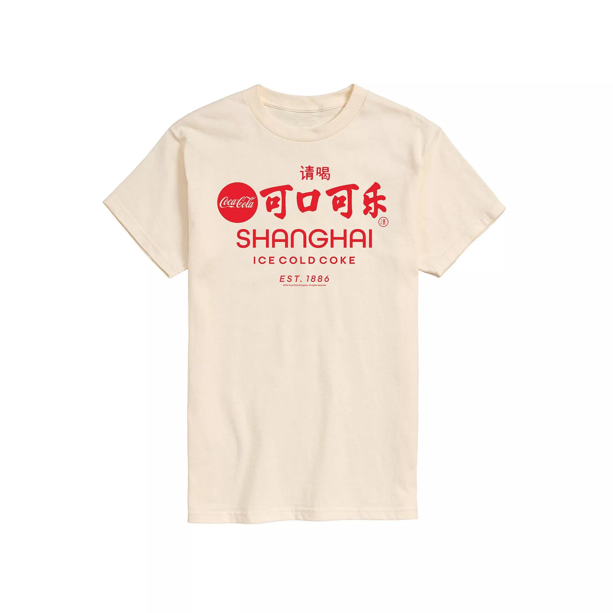 Mens Coca-Cola Shanghai Est 1886 Graphic Tee Ivory Product Image