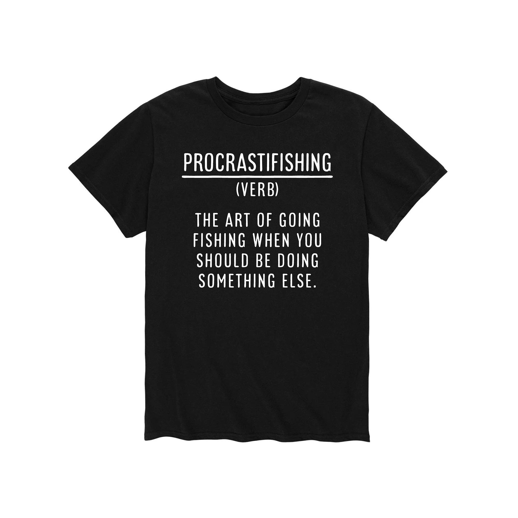Mens Procrastifishing Definition Tee Product Image