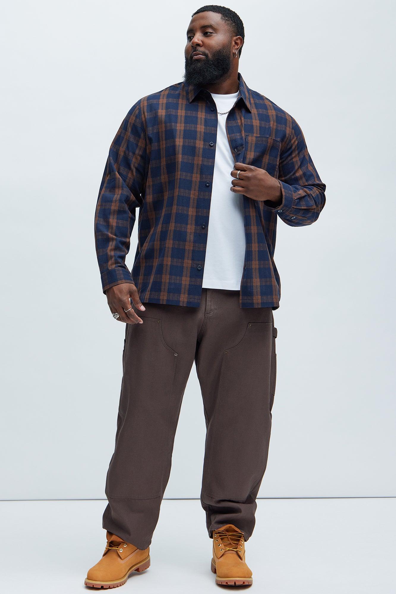 Edgar Plaid Shirt - Brown Combo Product Image