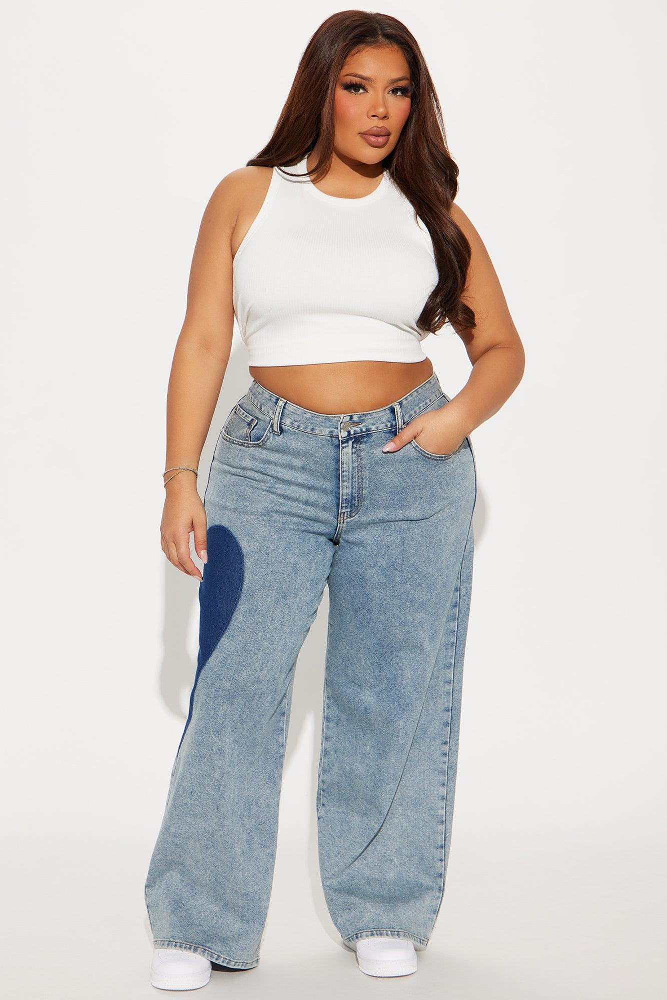 All My Loving Heart Straight Leg Jeans - Light Wash Product Image