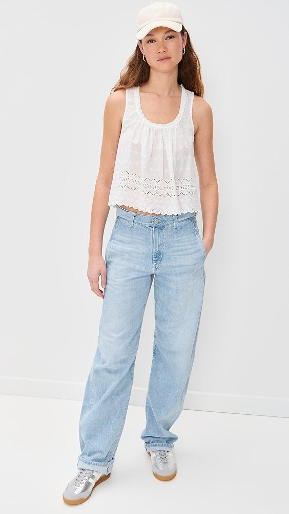 Free People Marina Eyelet Tank | Shopbop Product Image