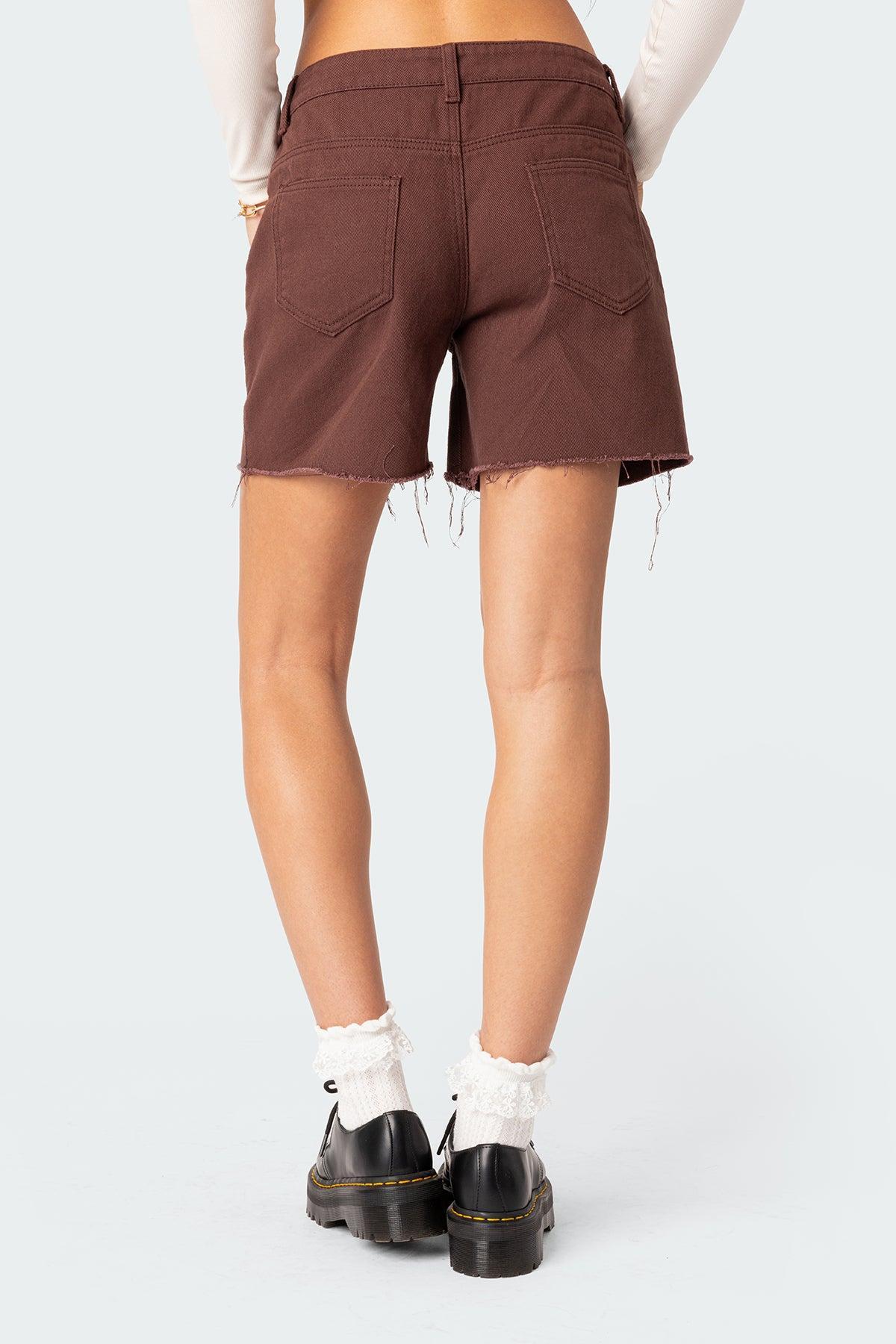 Boyfriend Denim Carpenter Shorts Product Image