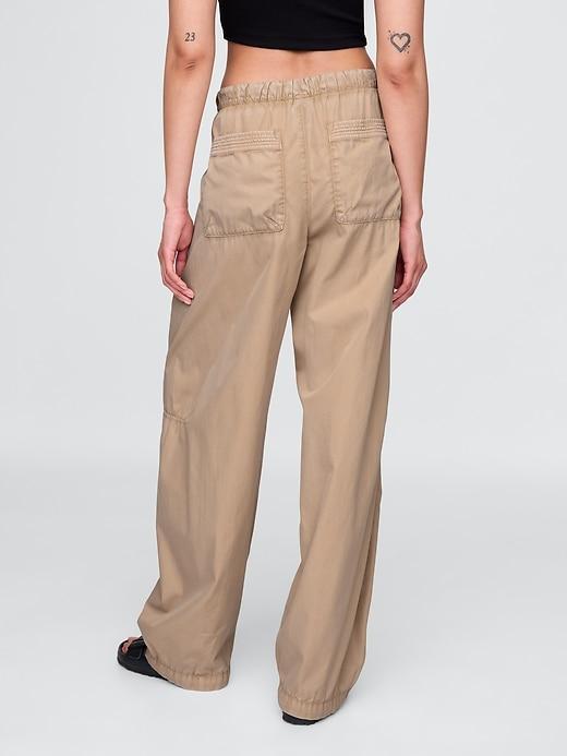 Mid Rise Barrel Parachute Pants Product Image