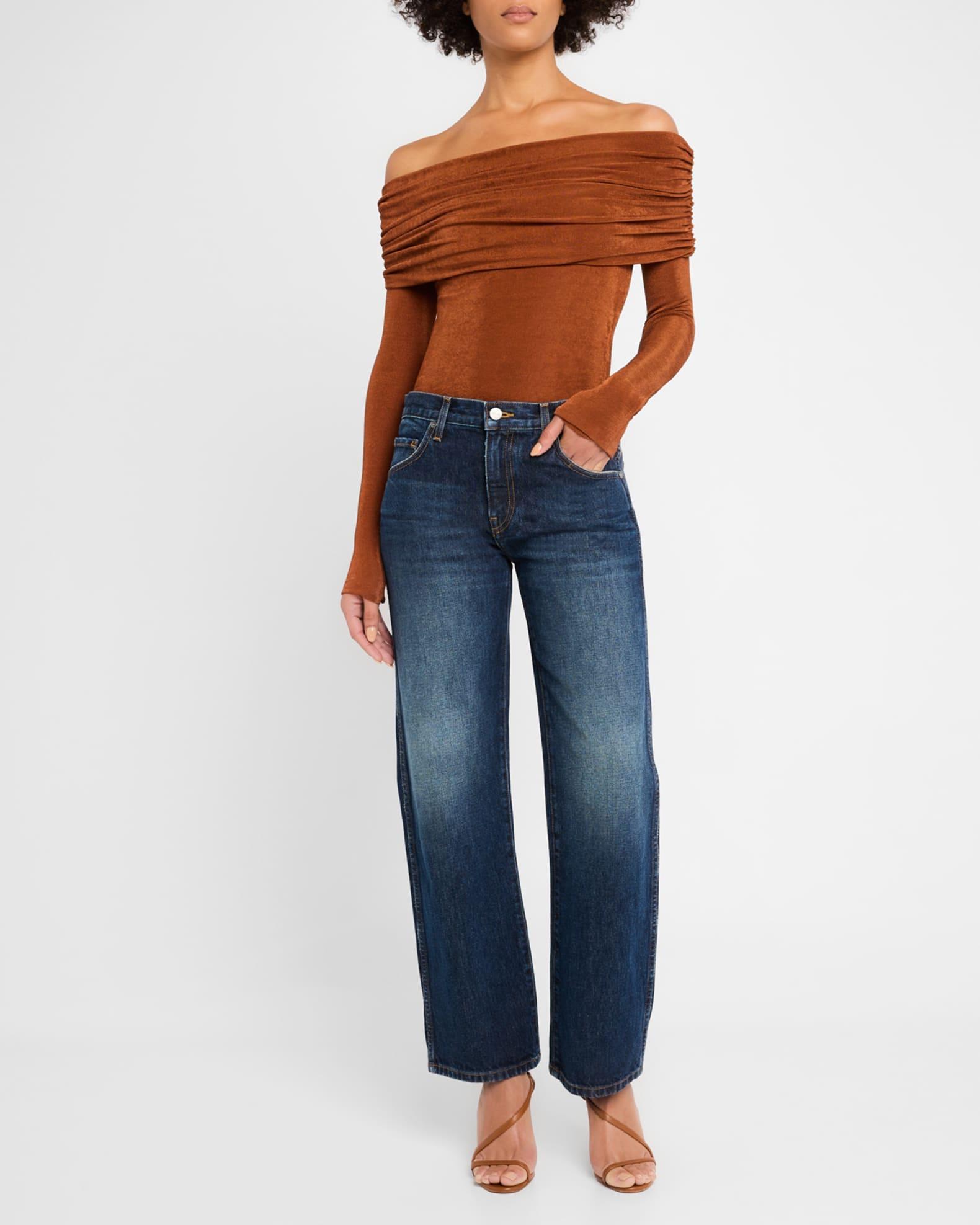 Nora Gathered Off-Shoulder Top Product Image