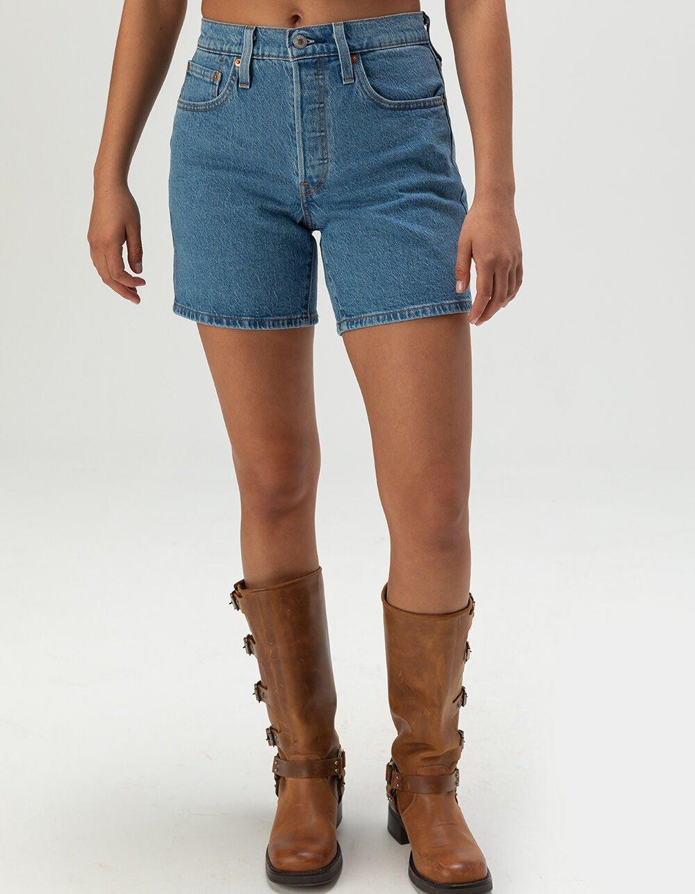 LEVI'S 501 Mid Thigh Womens Denim Shorts - Multiple Choice Product Image