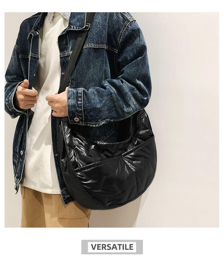 Plain Padded Crossbody Bag Product Image